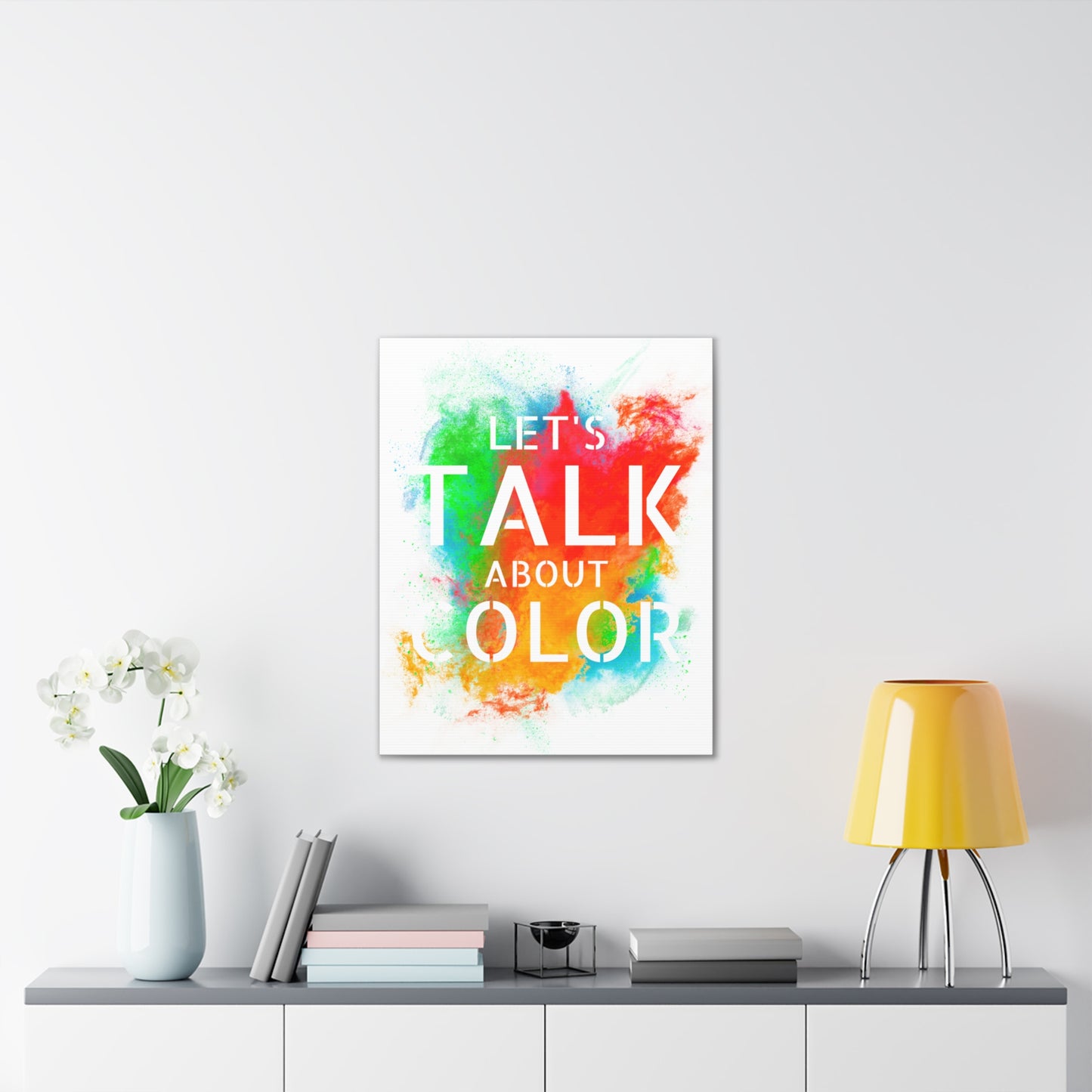Lets Talk About Color 3 - Canvas Stretched (0.75")