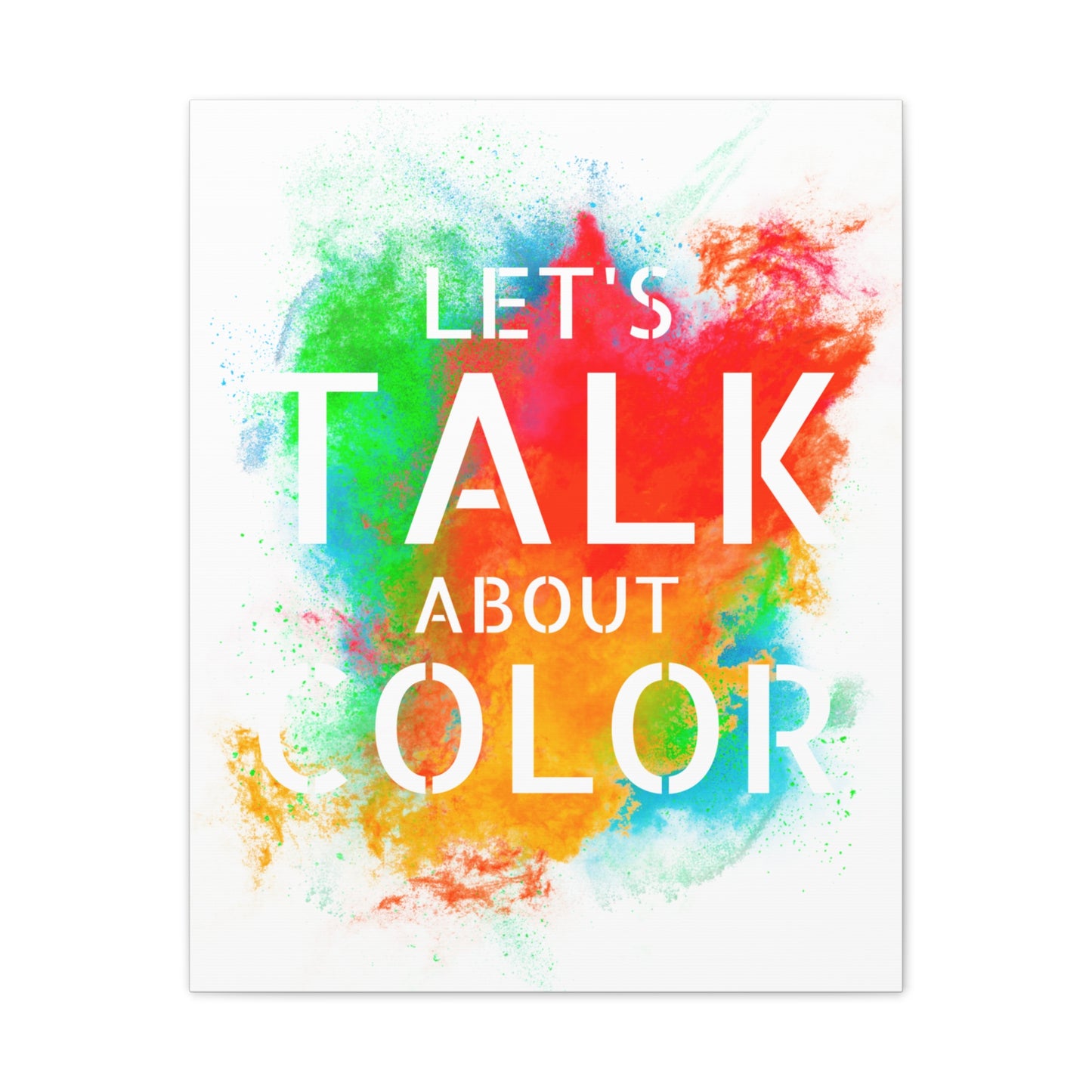 Lets Talk About Color 3 - Canvas Stretched (0.75")
