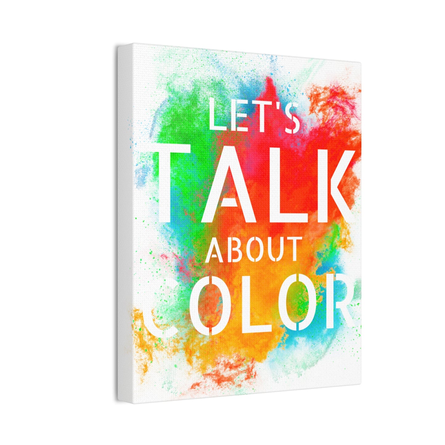 Lets Talk About Color 3 - Canvas Stretched (0.75")