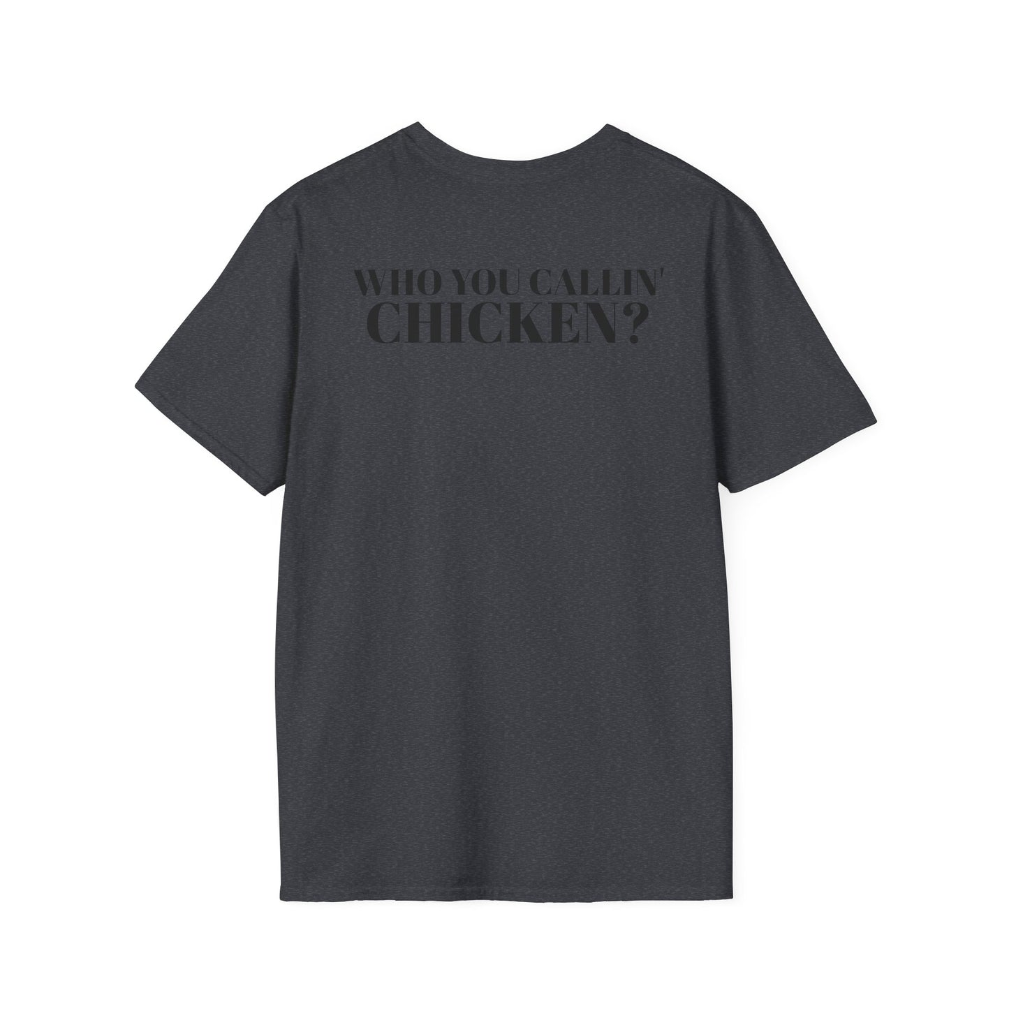 Men's Funny 'Who You Callin' Chicken?' Graphics T-Shirt