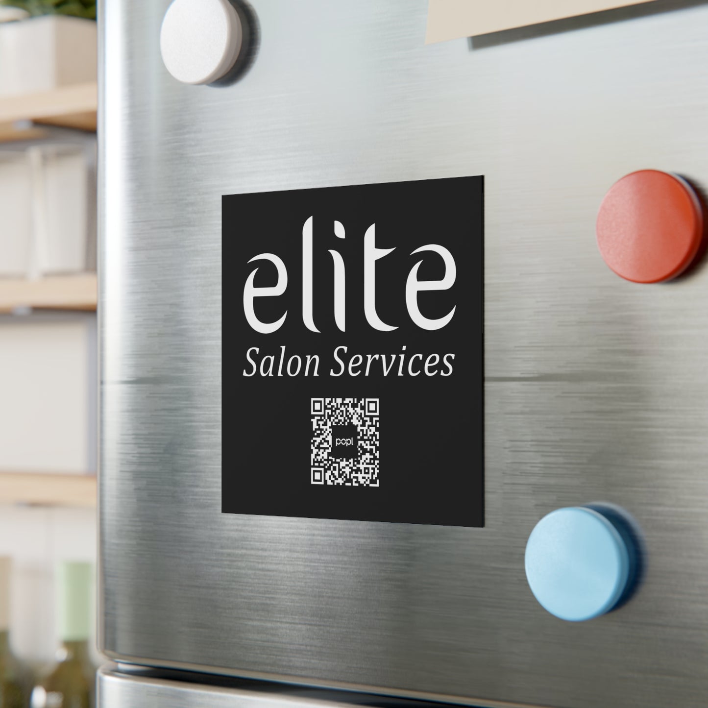 Elite Salon Services Custom (Square Magnet)