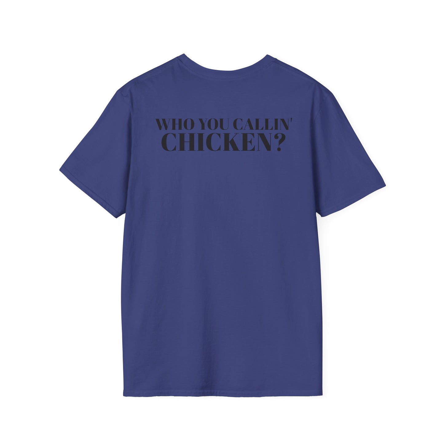 Men's Funny 'Who You Callin' Chicken?' Graphics T-Shirt