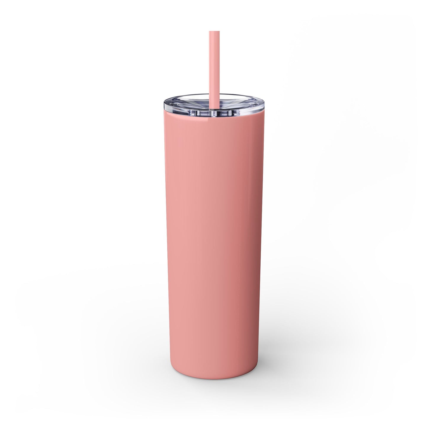 Elite Salon Services Custom Skinny Tumbler With Straw (20oz)
