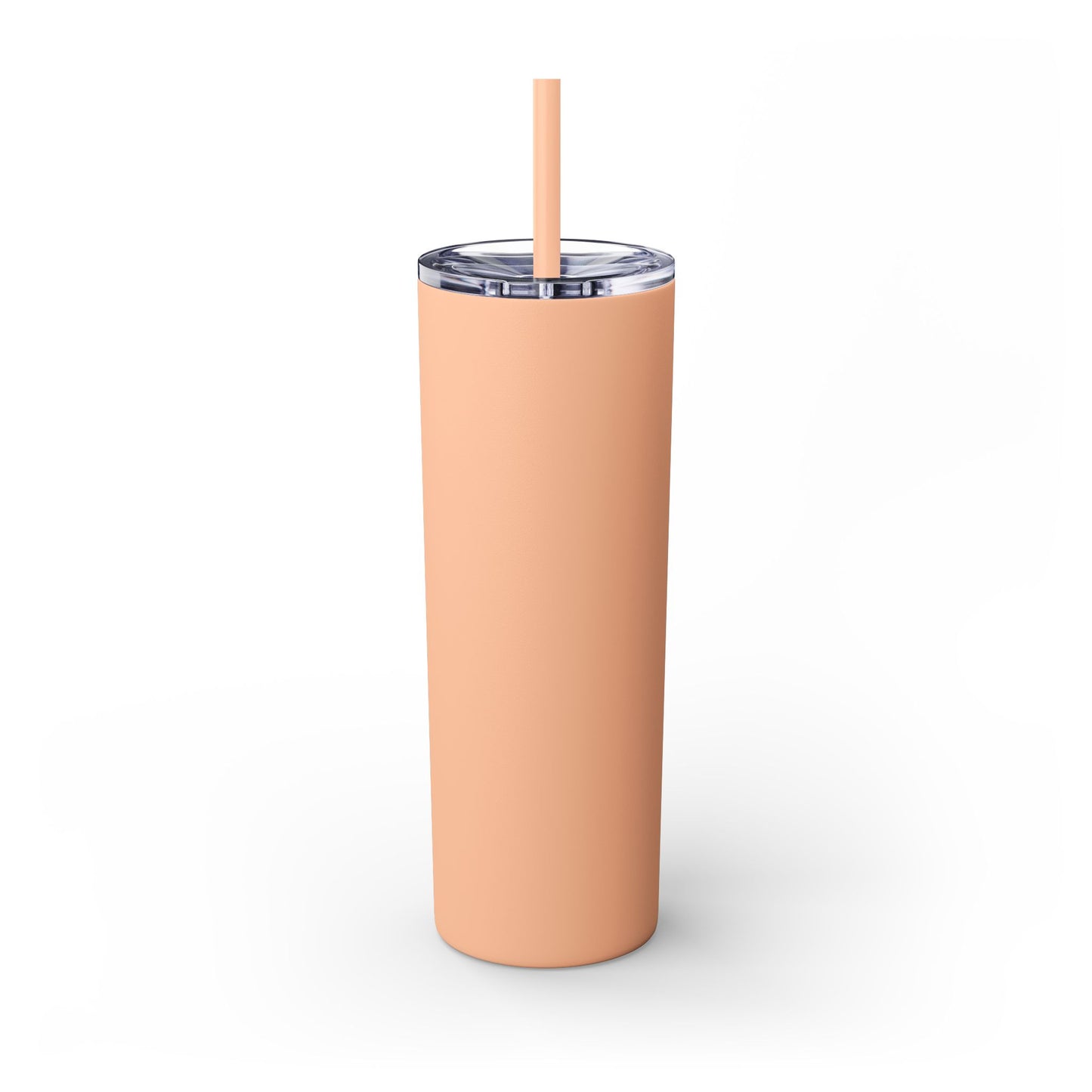 Elite Salon Services Custom Skinny Tumbler With Straw (20oz)