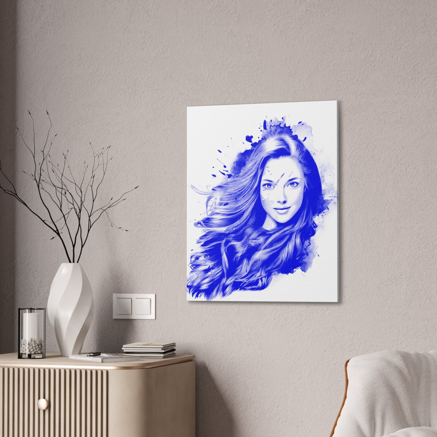 Blue Is Beautyful - Canvas Stretched (0.75")