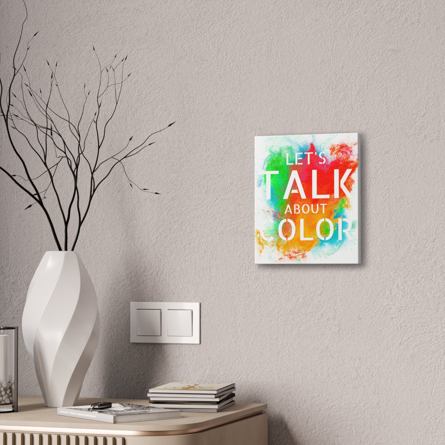 Lets Talk About Color 3 - Canvas Stretched (0.75")