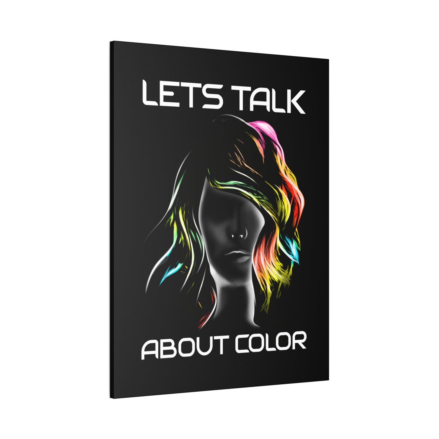 Lets Talk About Color - Canvas Stretched (0.75")