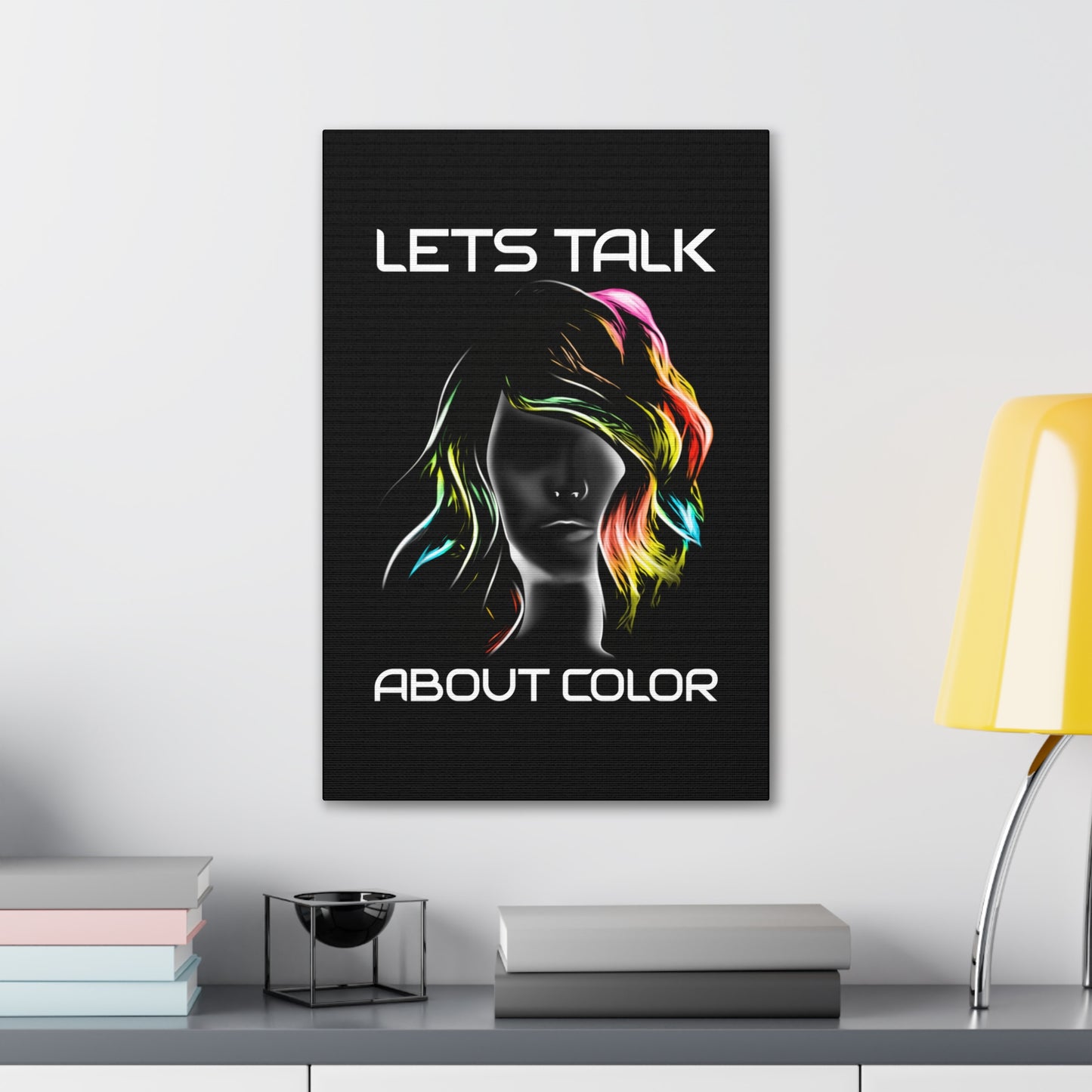 Lets Talk About Color - Canvas Stretched (0.75")