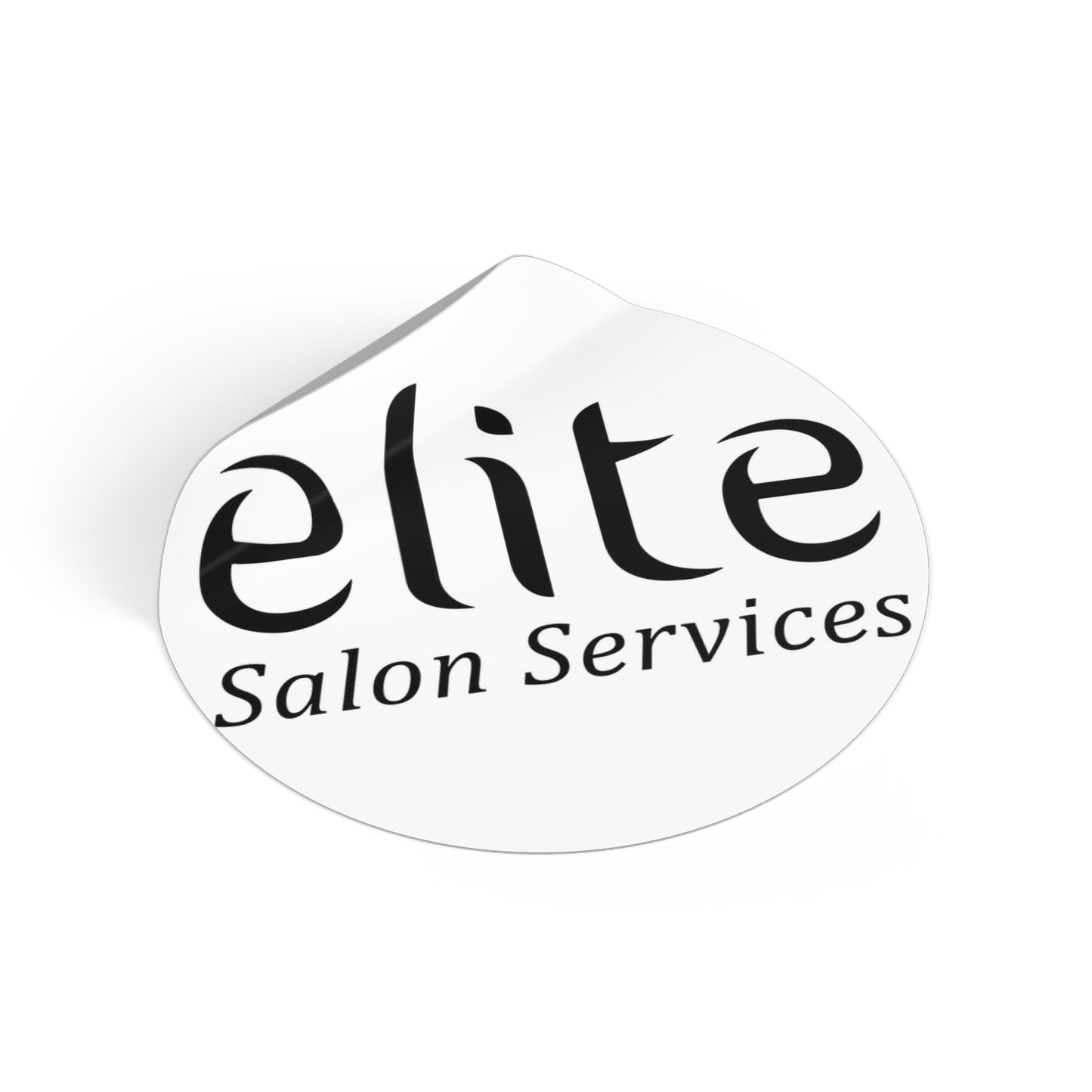 Elite Salon Services Custom (Round Vinyl Stickers)