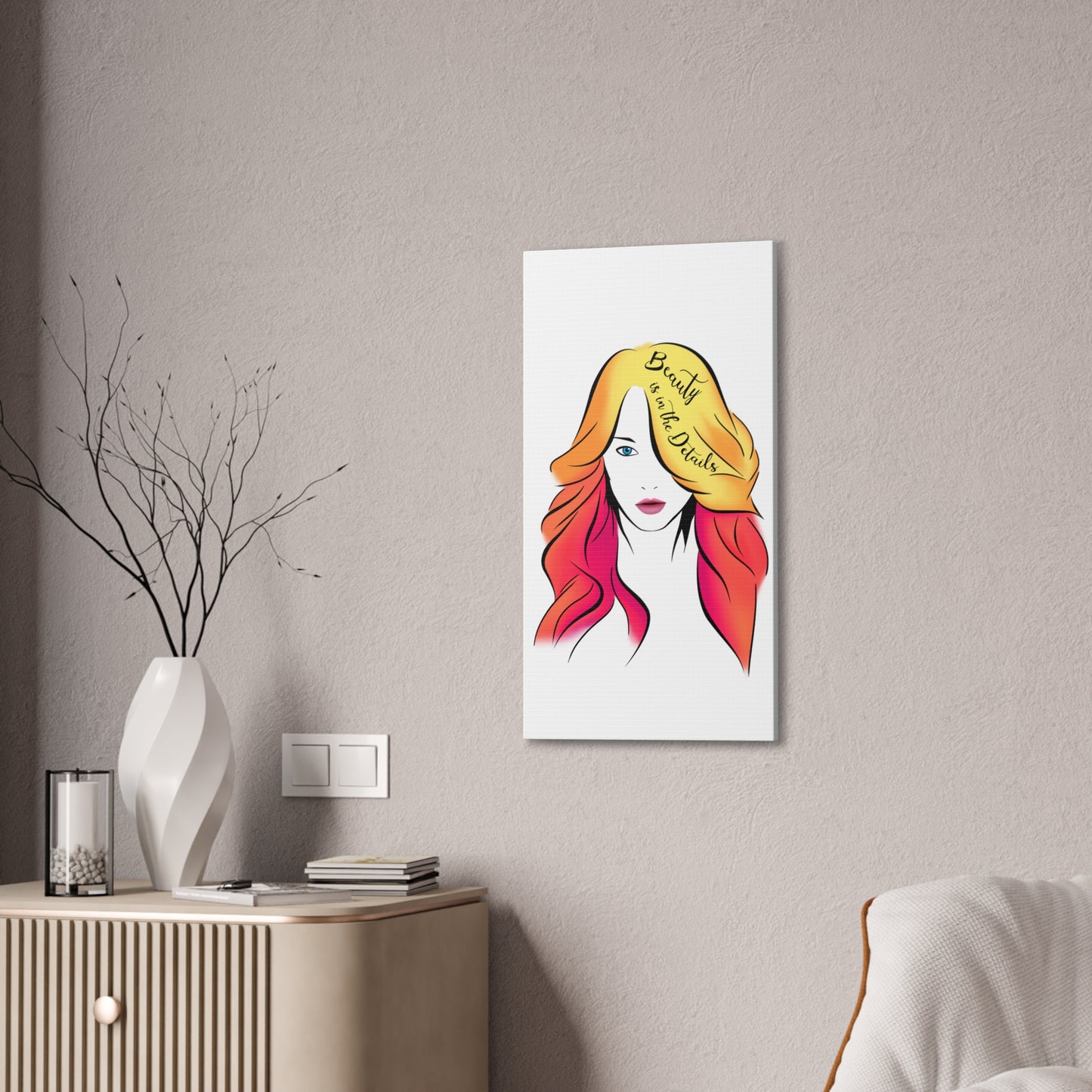 Beauty Is In The Details - Canvas Stretched (0.75")