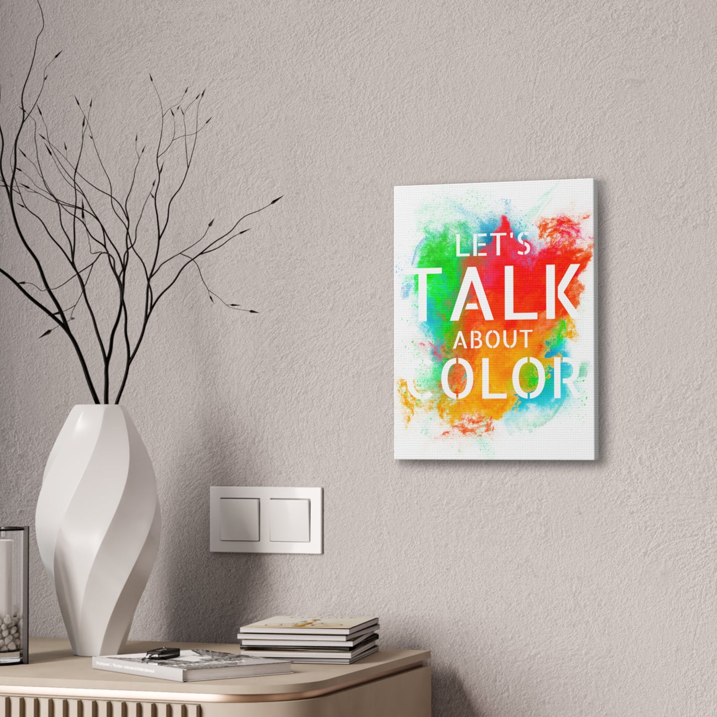 Lets Talk About Color 3 - Canvas Stretched (0.75")