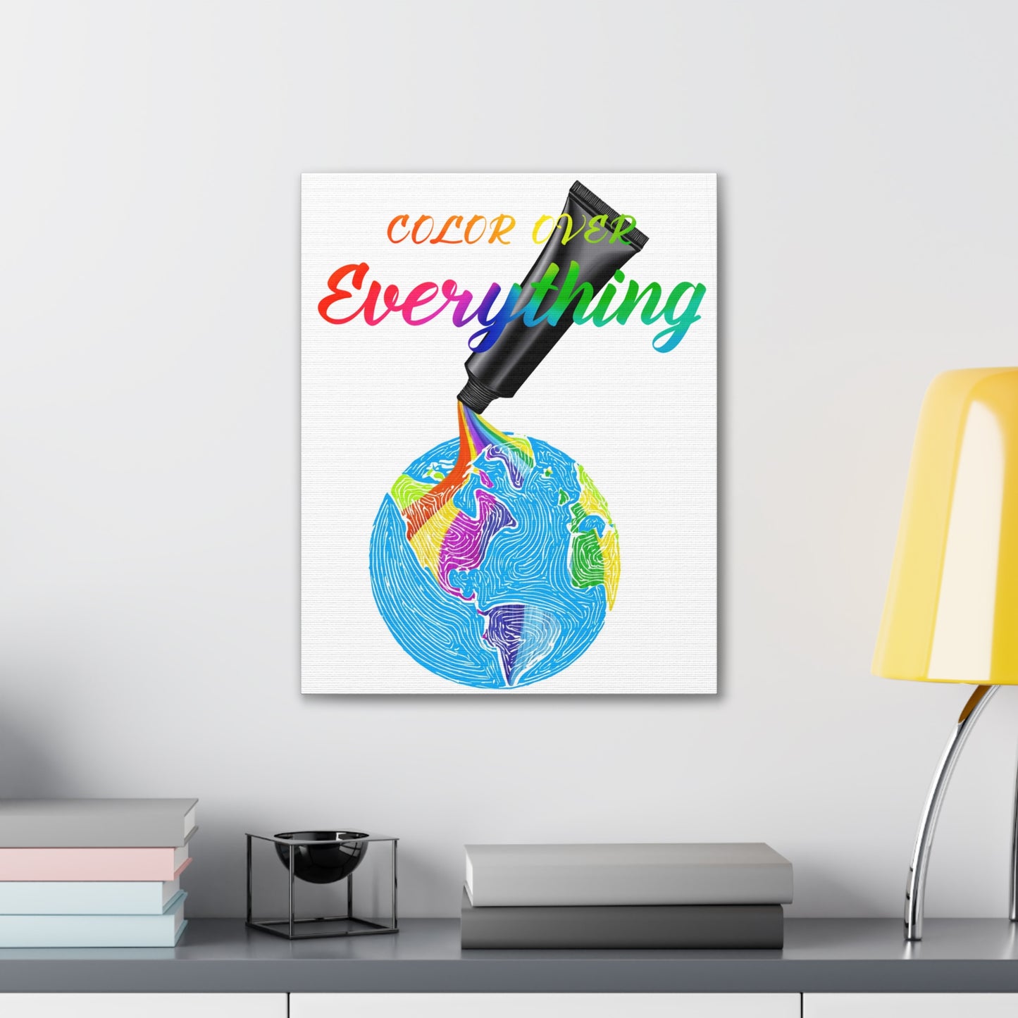 Color Over Everything - Canvas Stretched (0.75")