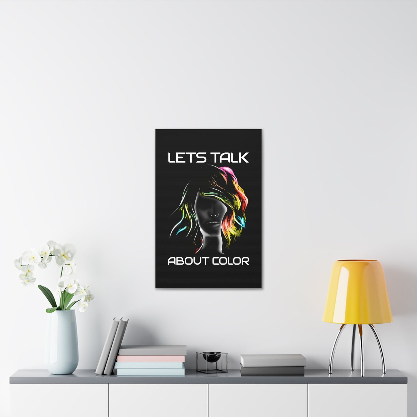 Lets Talk About Color - Canvas Stretched (0.75")