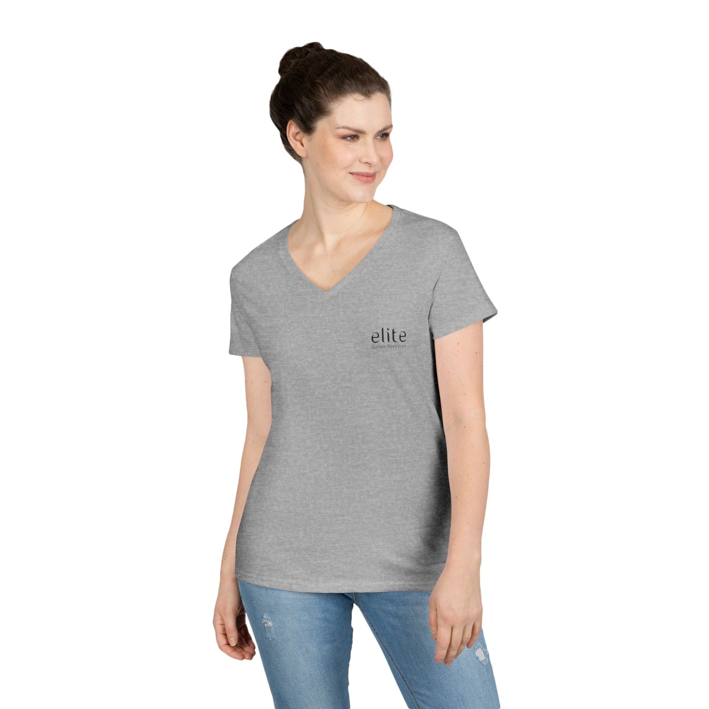 Elite Salon Services Custom (Women's V-Neck Tee 2)