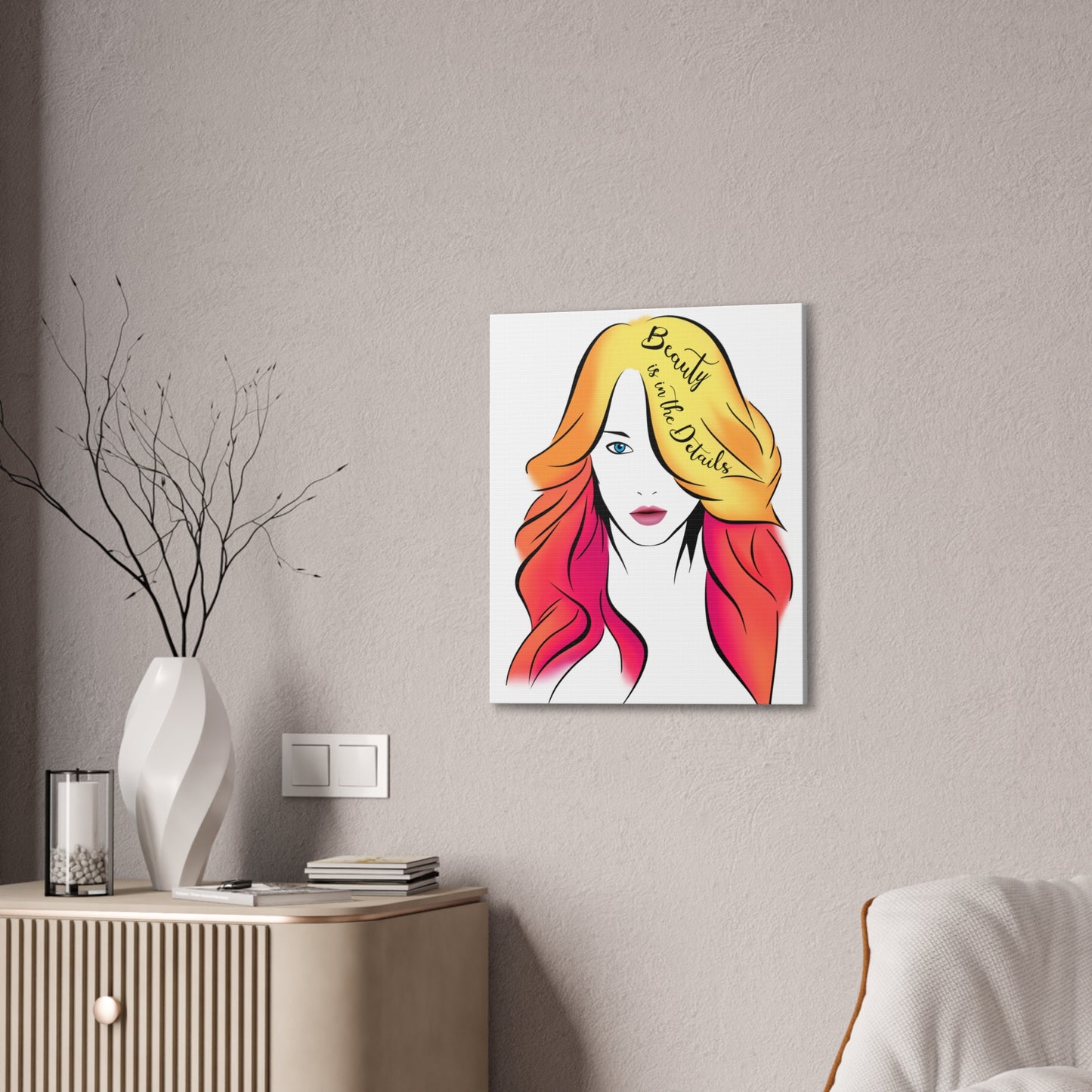 Beauty Is In The Details - Canvas Stretched (0.75")