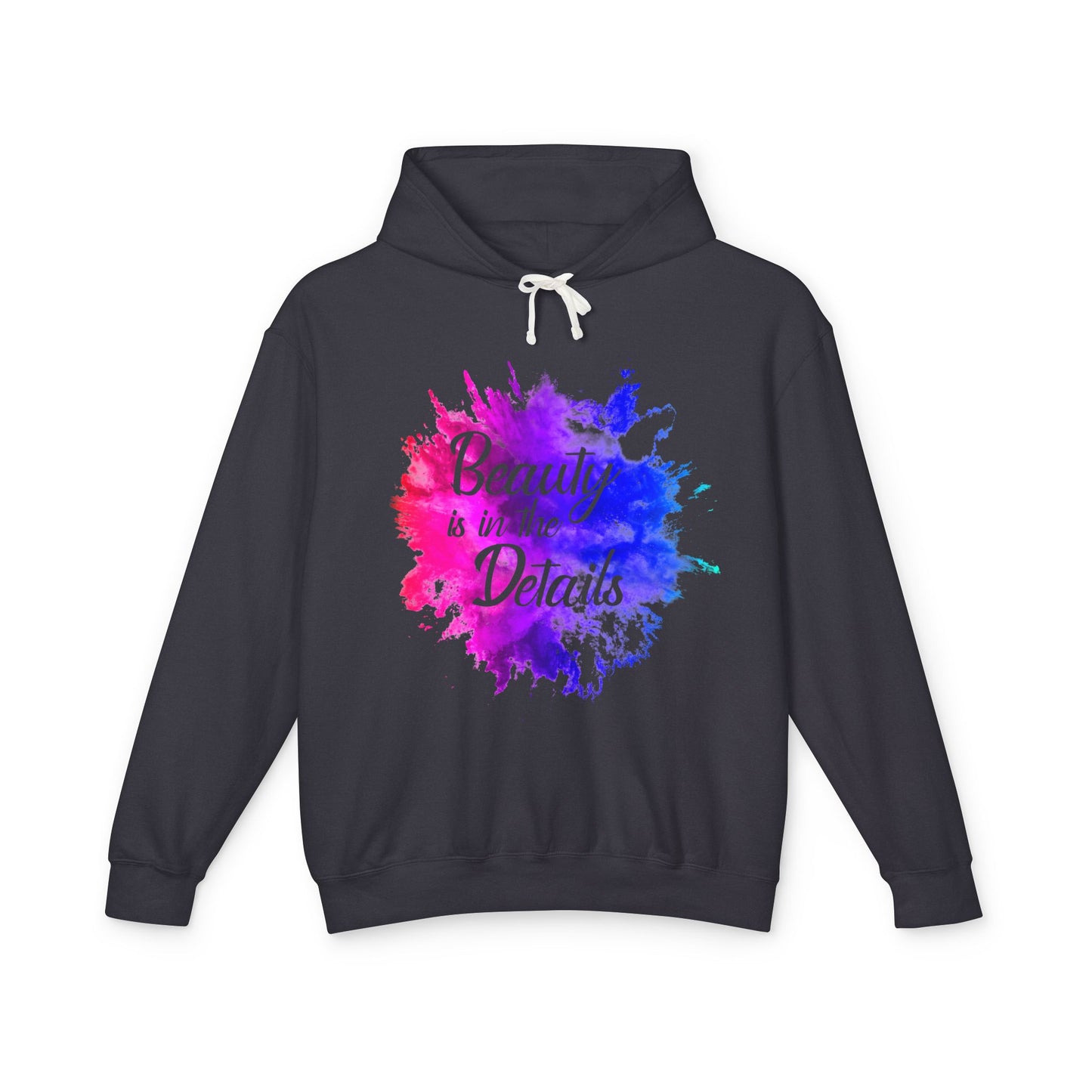 Beauty Is In The Details (Splash) Lightweight Hooded Sweatshirt
