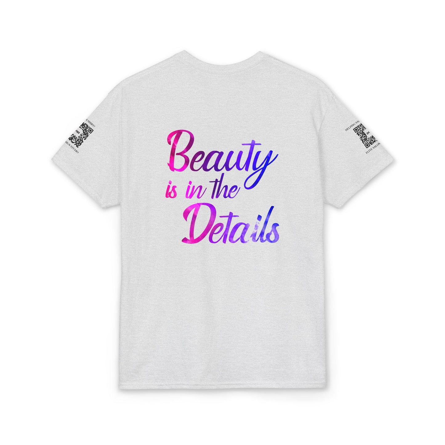 Elite Salon Services (Staff Tee) - Beauty Is In The Details T-Shirt (Colorway 3)
