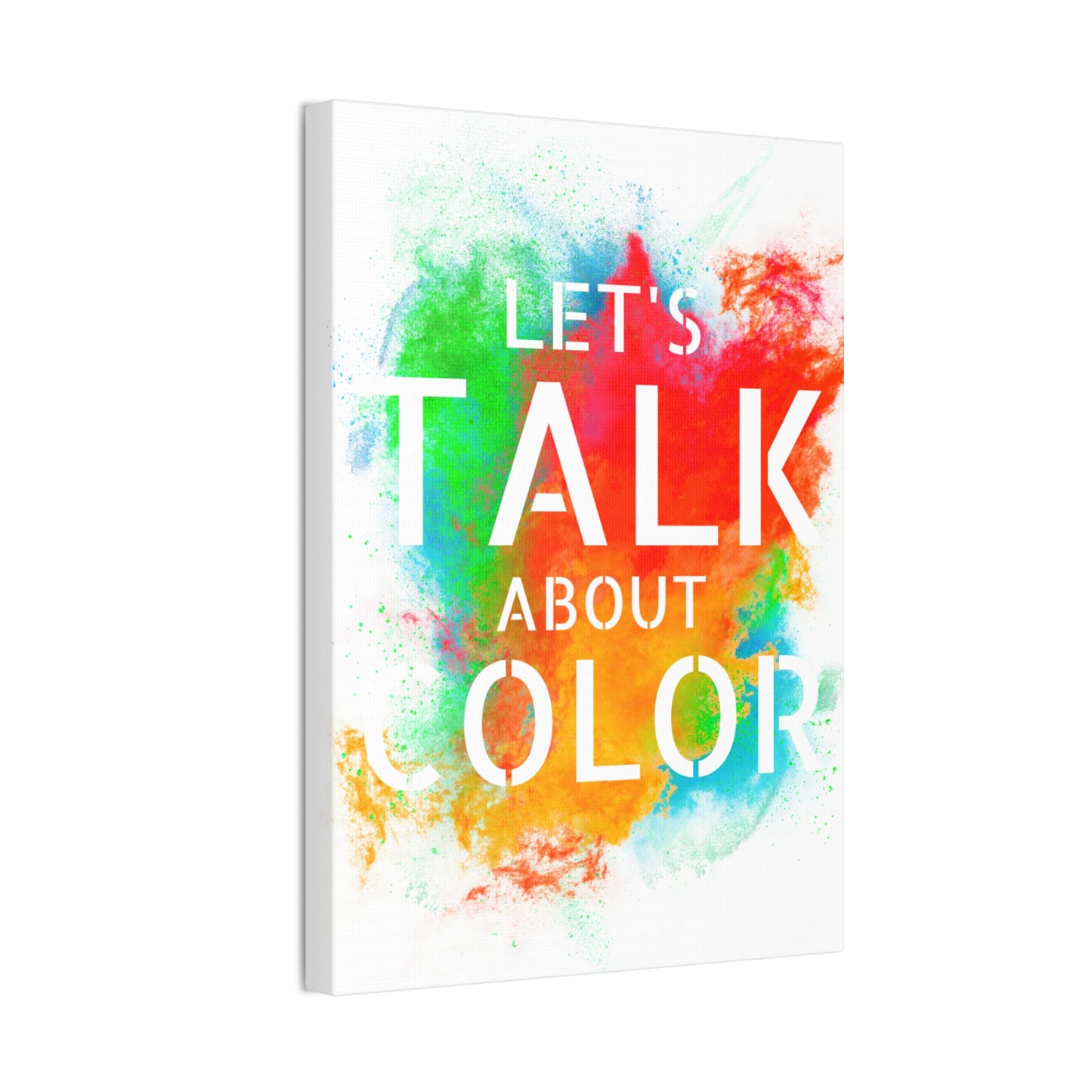 Lets Talk About Color 3 - Canvas Stretched (0.75")