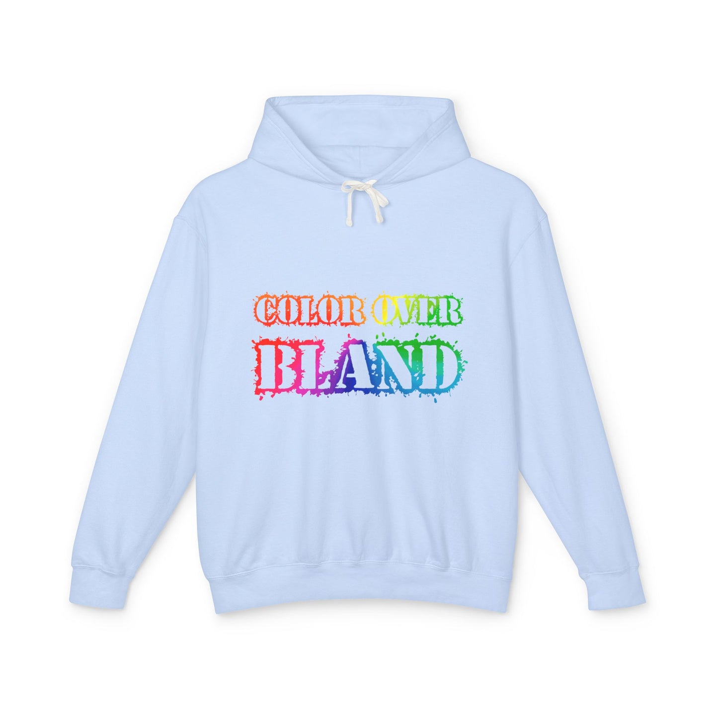 Color Over Bland (Colorway 1) Lightweight Hooded Sweatshirt