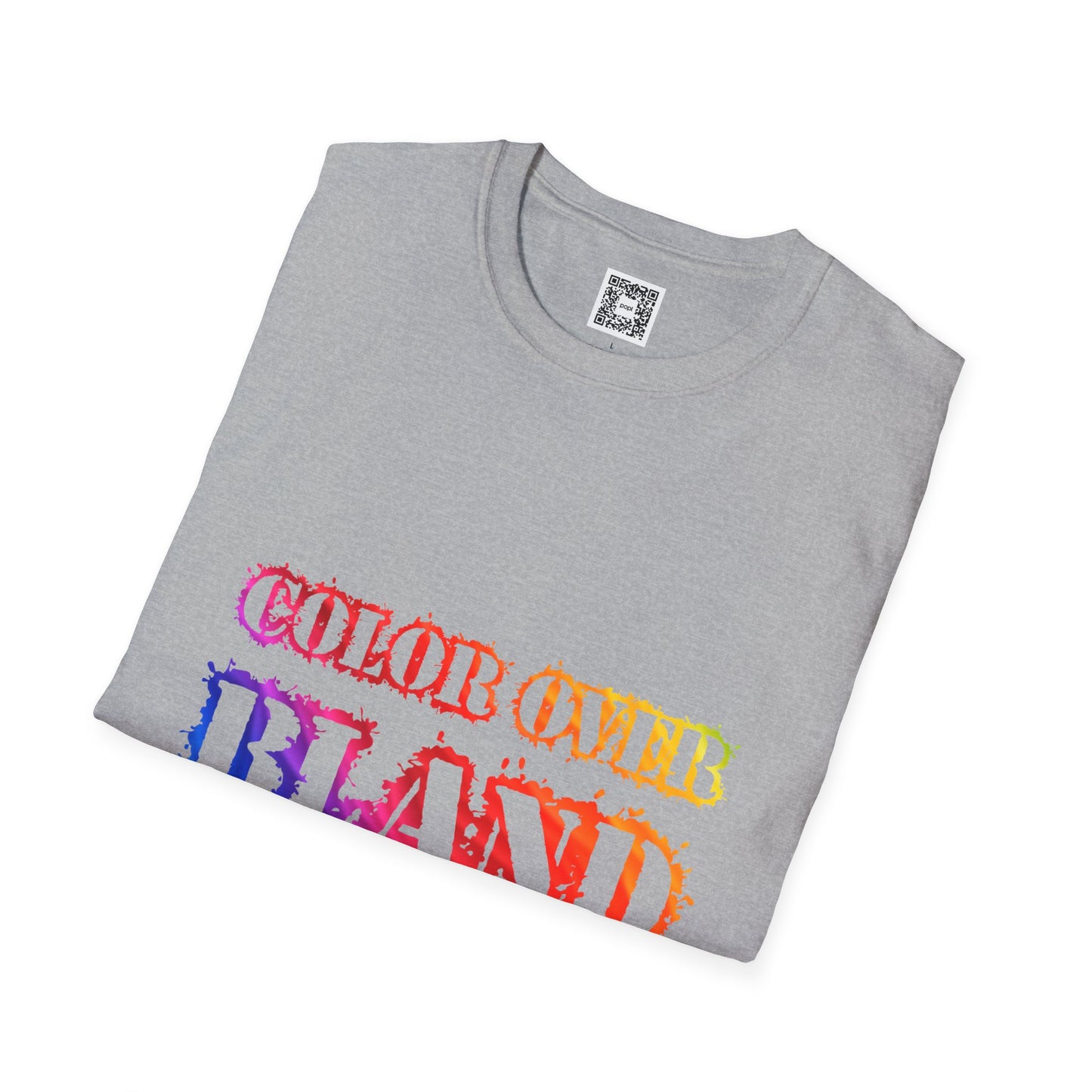 Color Over Bland (Colorway 2) - Unisex Soft Style Tee