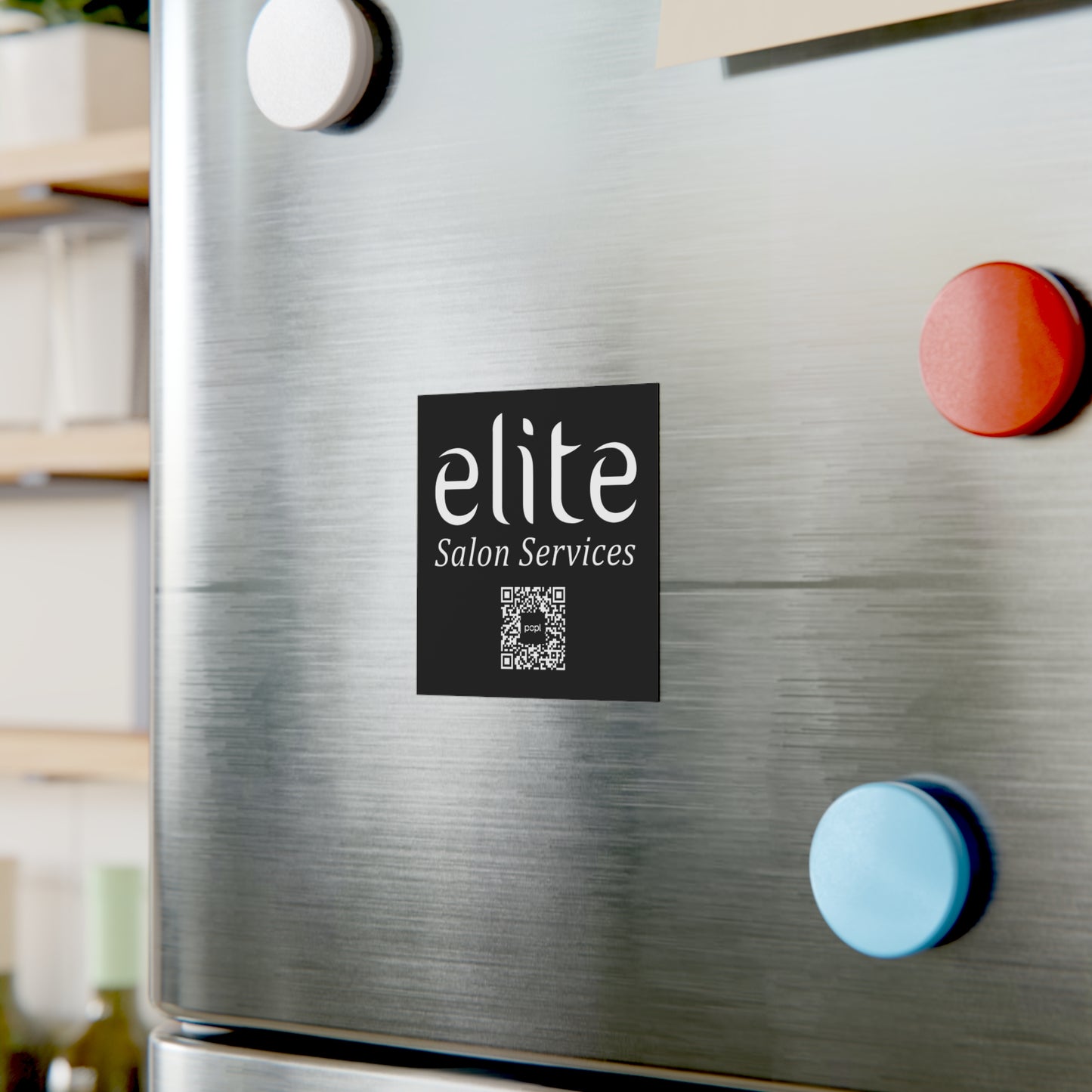 Elite Salon Services Custom (Square Magnet)