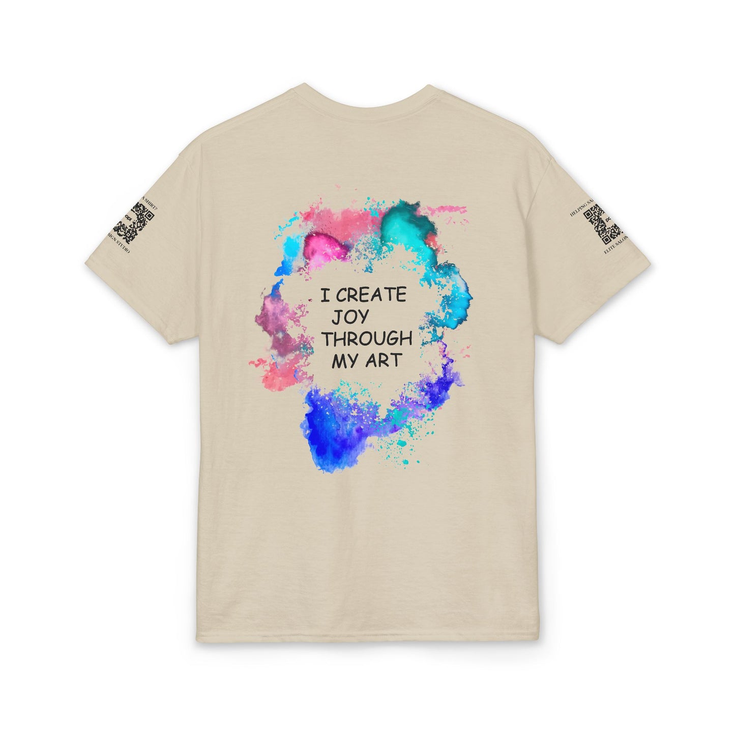 Elite Salon Services (Staff Tee) - I Create Joy Through My Art T-Shirt (Colorway 1)