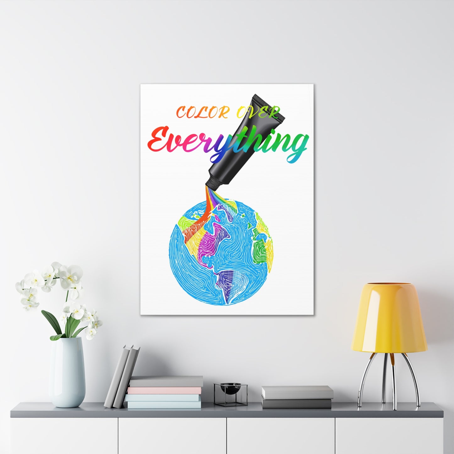 Color Over Everything - Canvas Stretched (0.75")