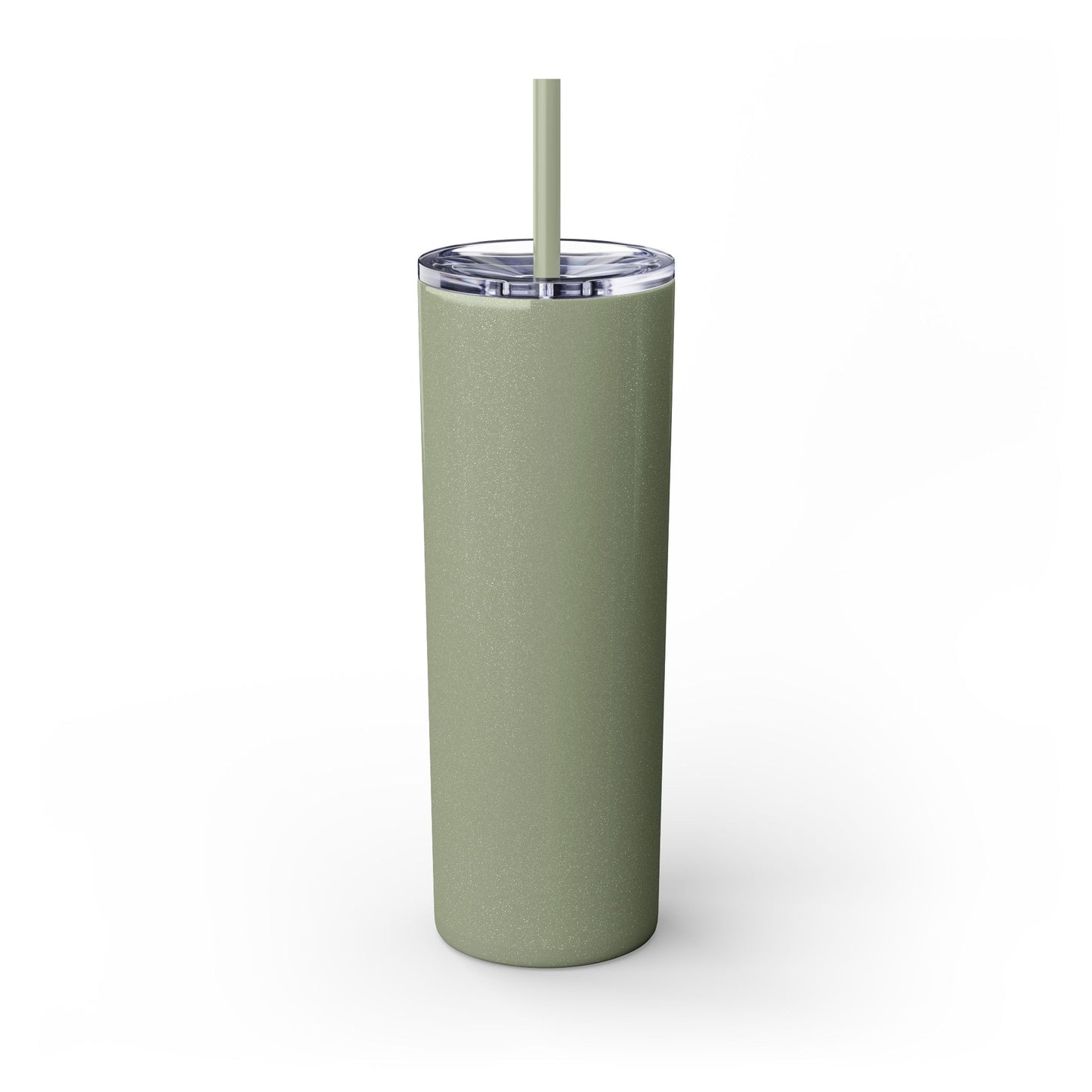 Elite Salon Services Custom Skinny Tumbler With Straw (20oz)