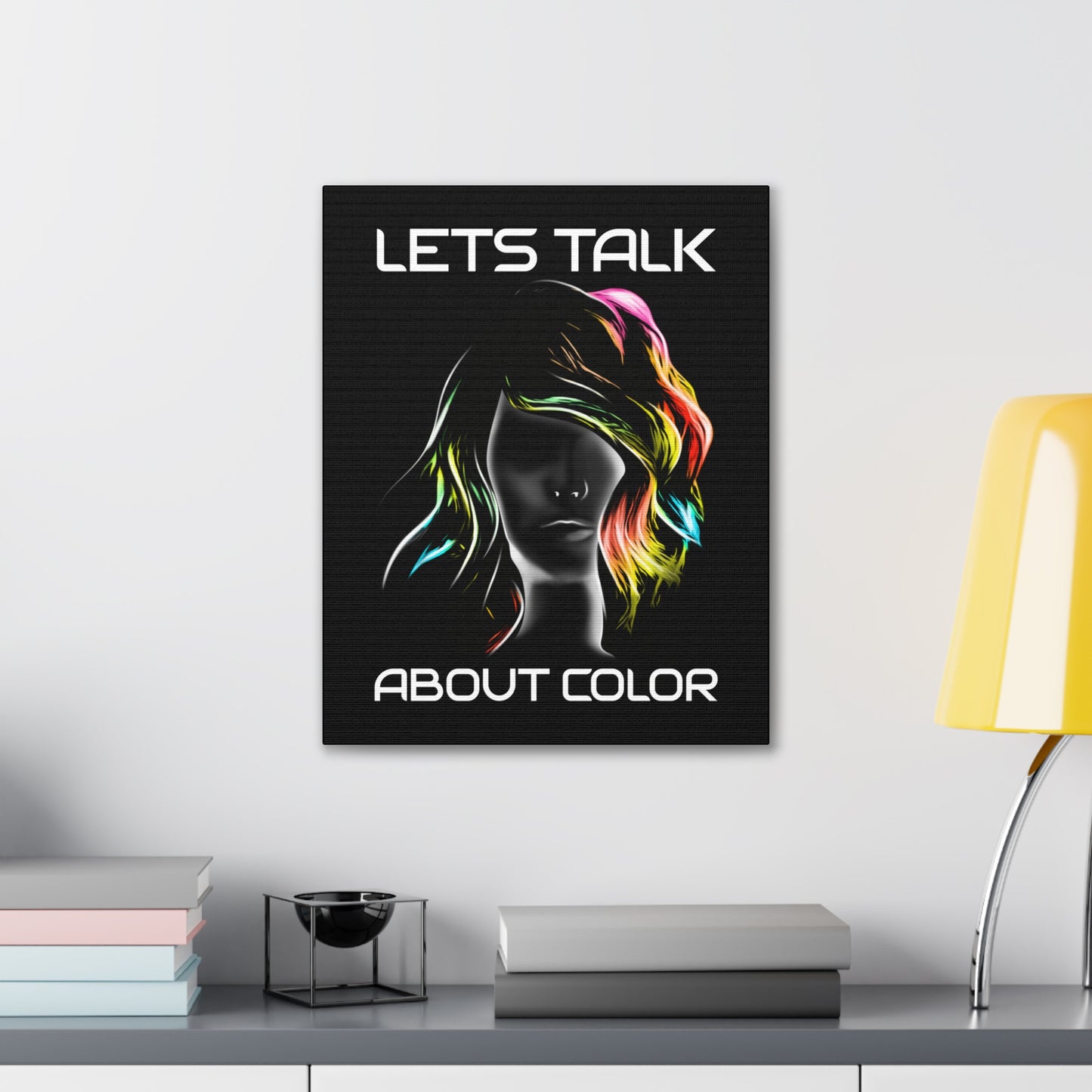 Lets Talk About Color - Canvas Stretched (0.75")