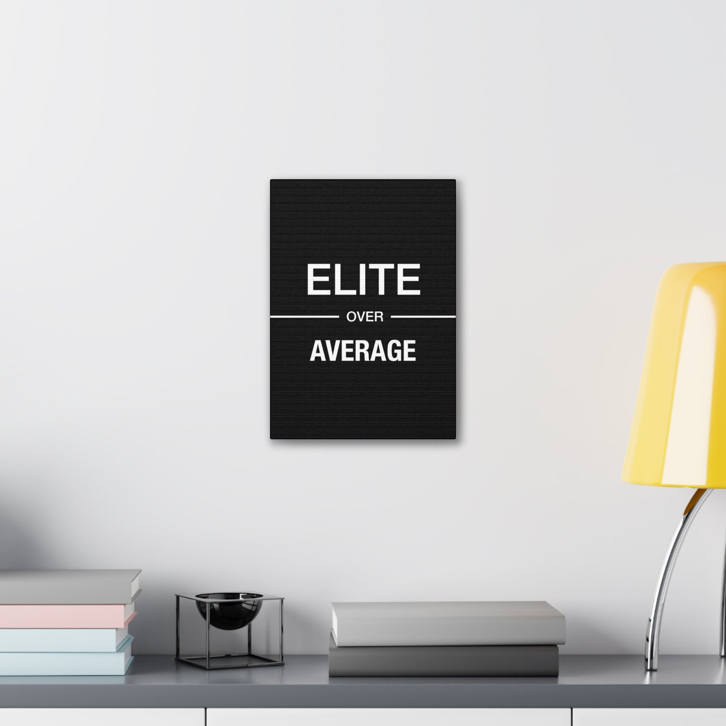 Elite Over Average - Canvas Stretched (0.75")