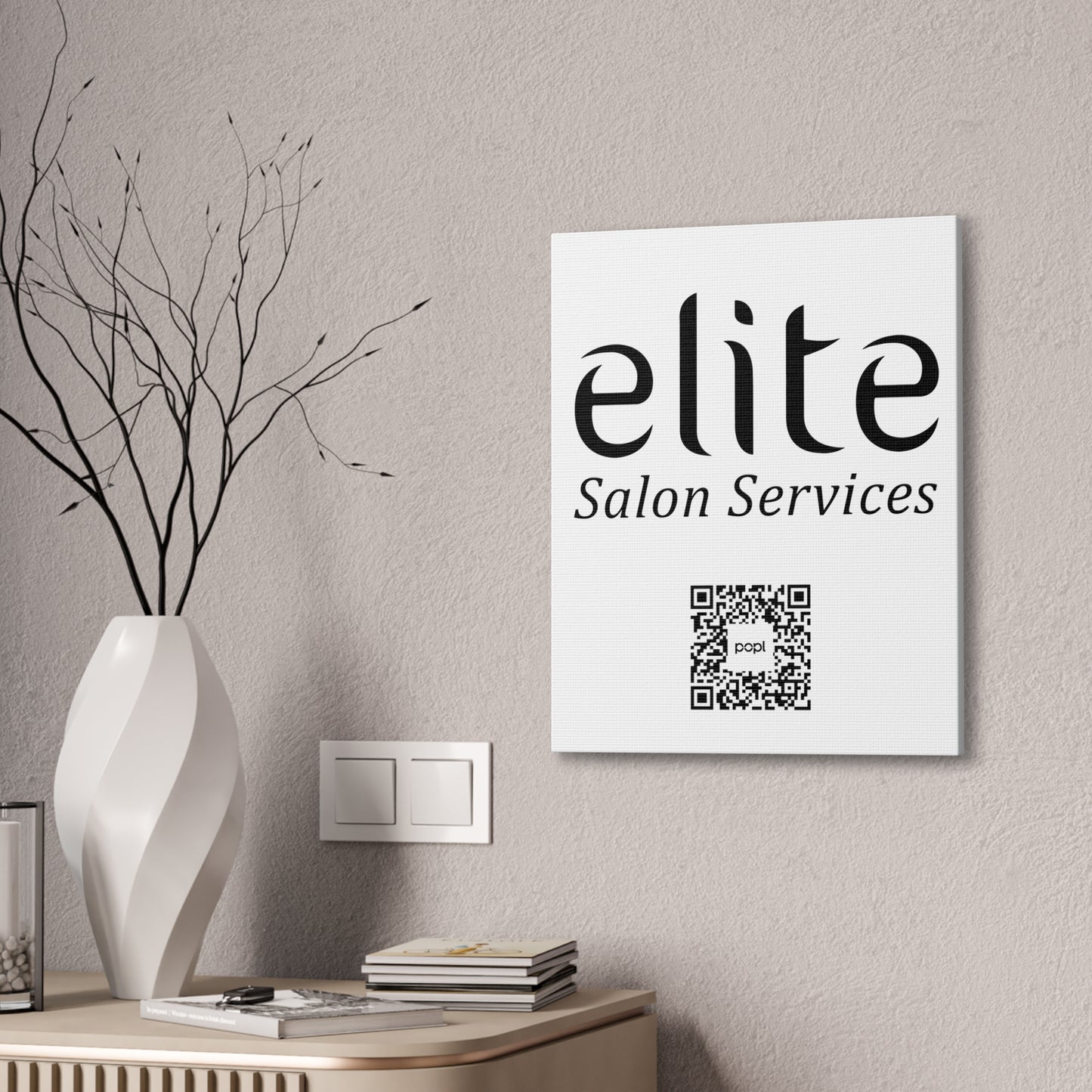 Elite Salon Services Custom - Canvas Stretched (0.75")