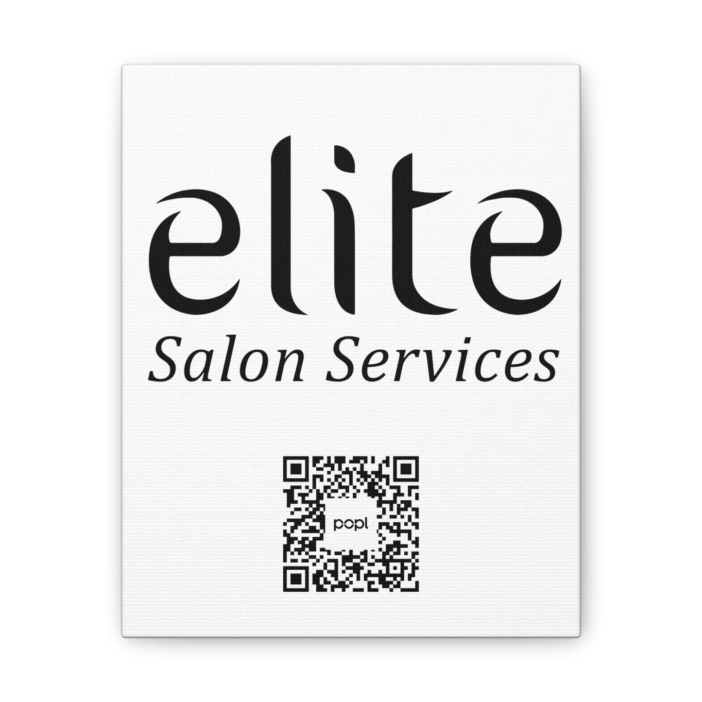 Elite Salon Services Custom - Canvas Stretched (0.75")