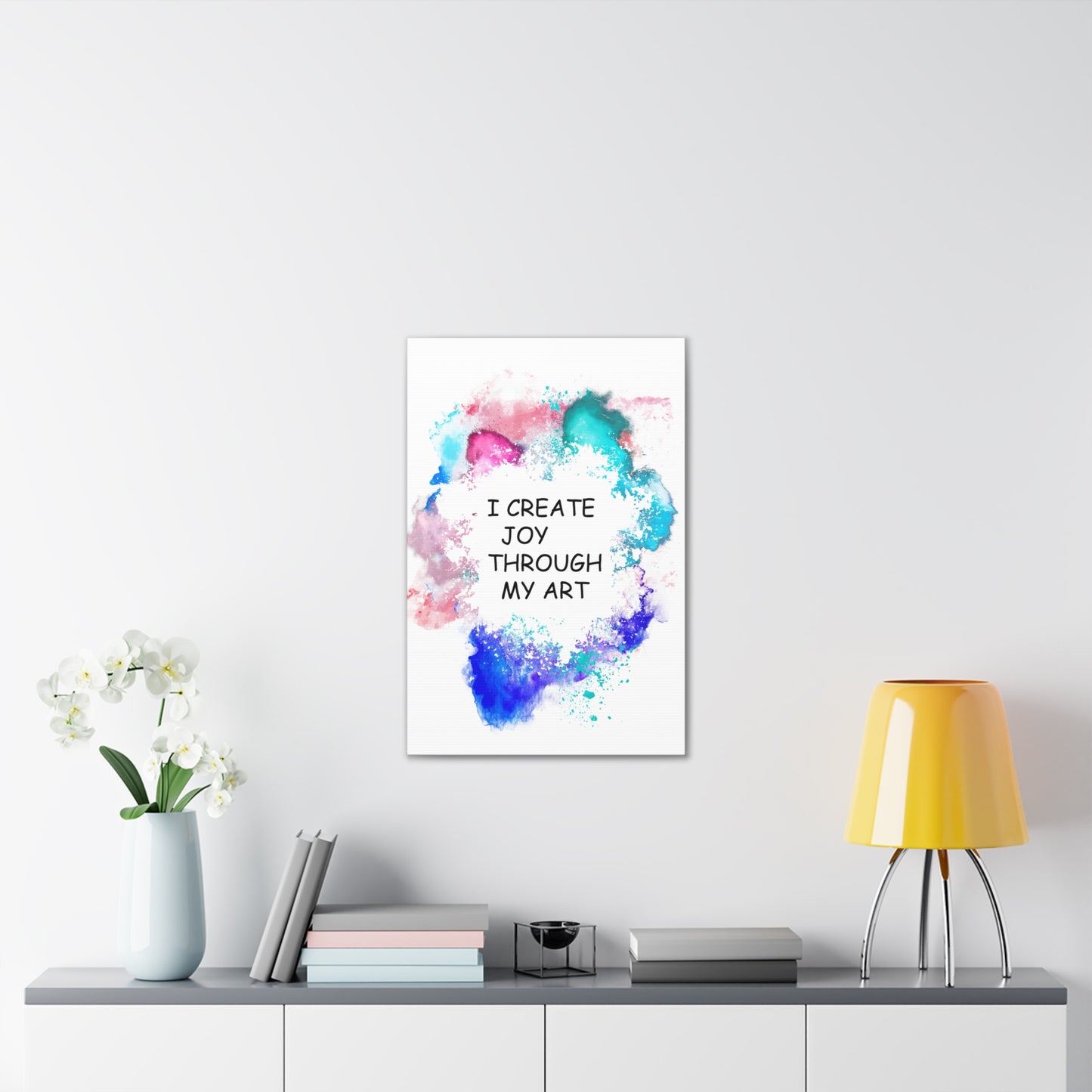 I Create Joy Through My Art - Canvas Stretched (0.75")