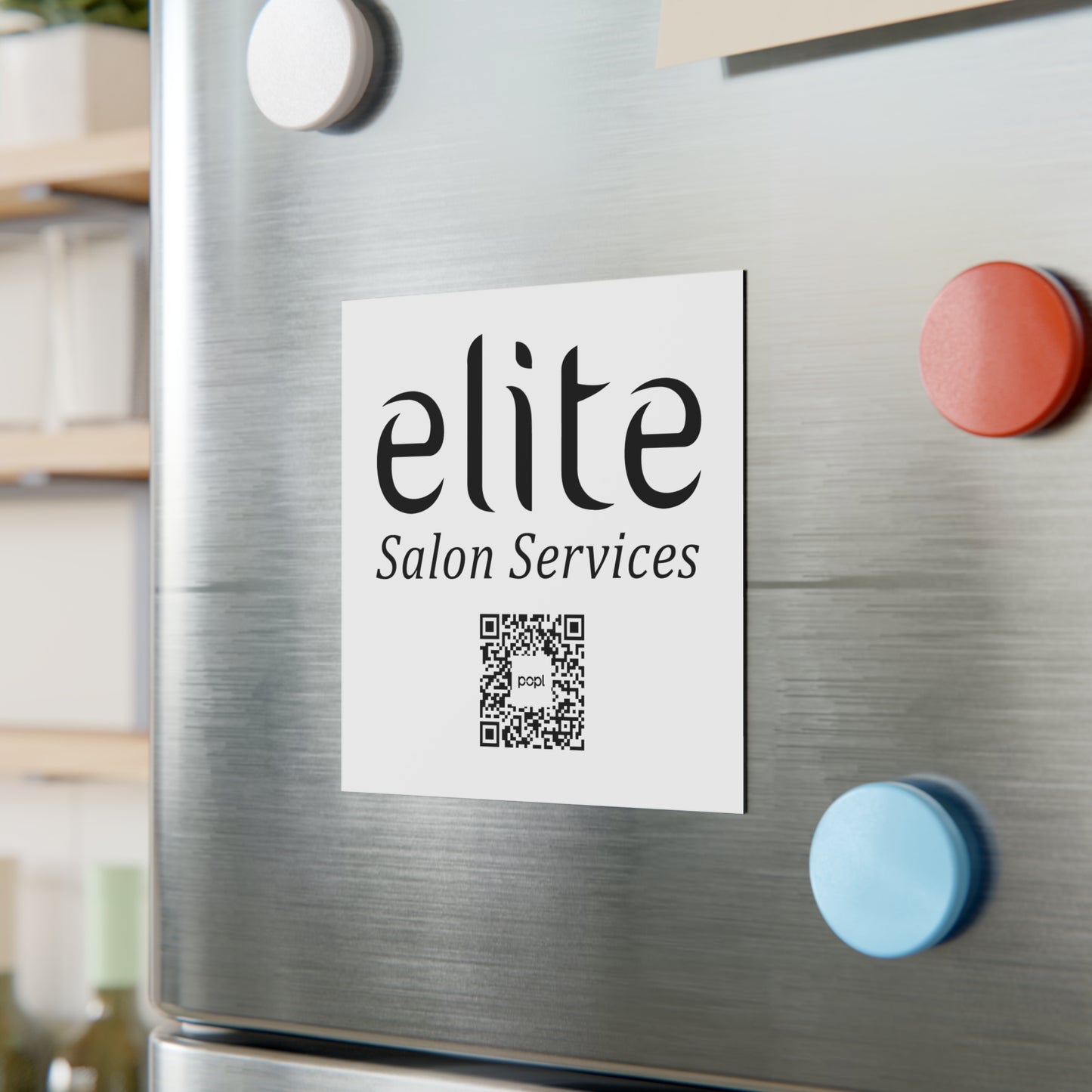 Elite Salon Services Custom (Square Magnet)