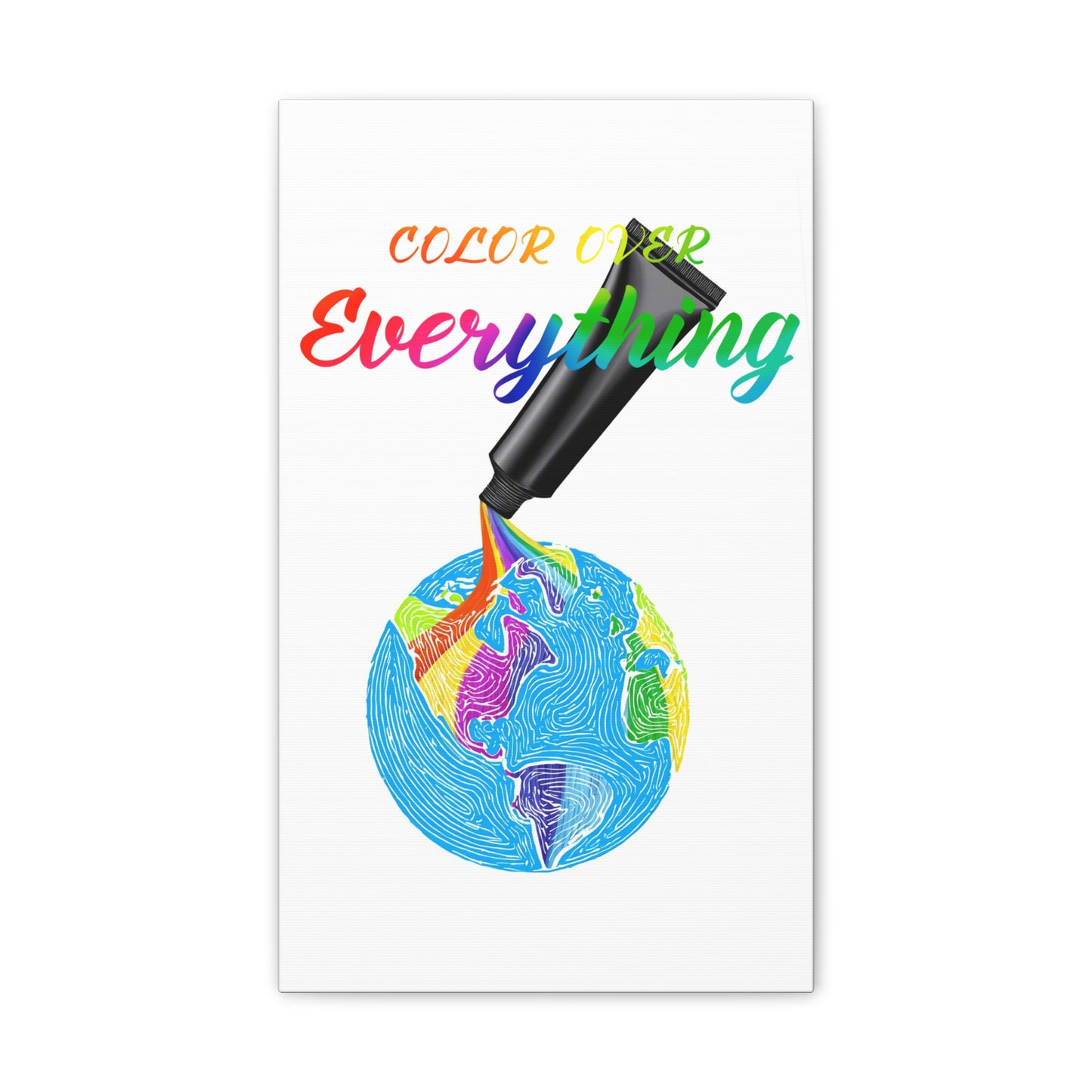 Color Over Everything - Canvas Stretched (0.75")
