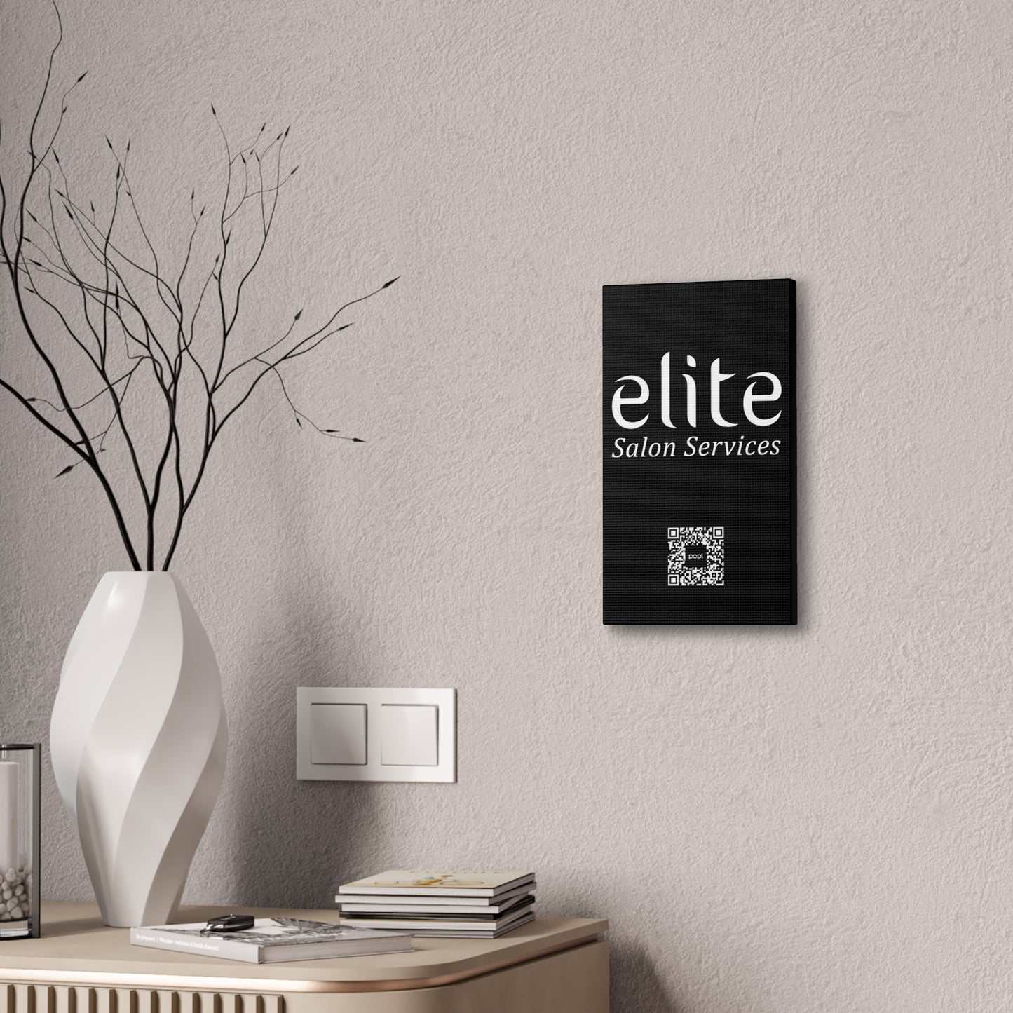 Elite Salon Services Custom - Canvas Stretched (0.75")