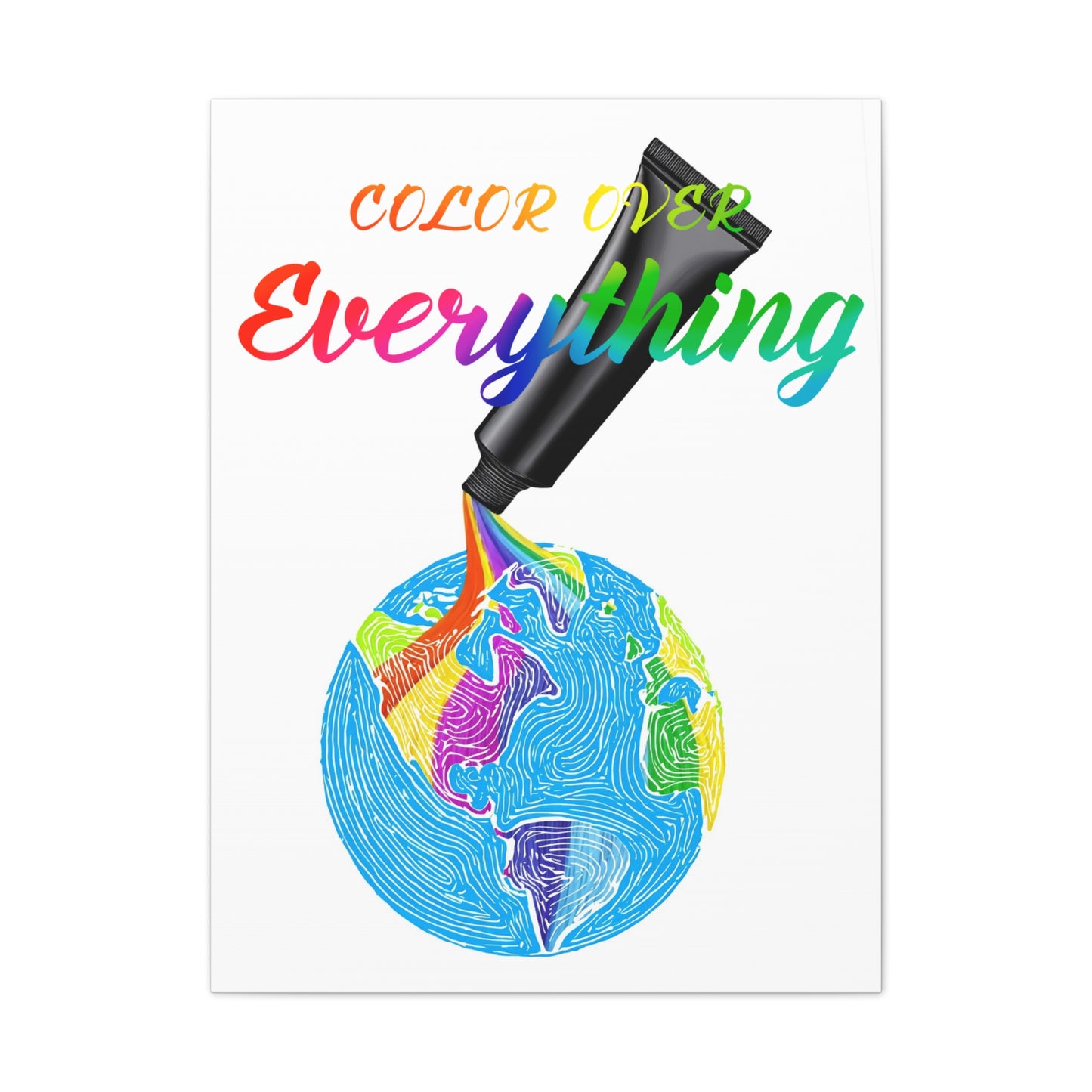 Color Over Everything - Canvas Stretched (0.75")