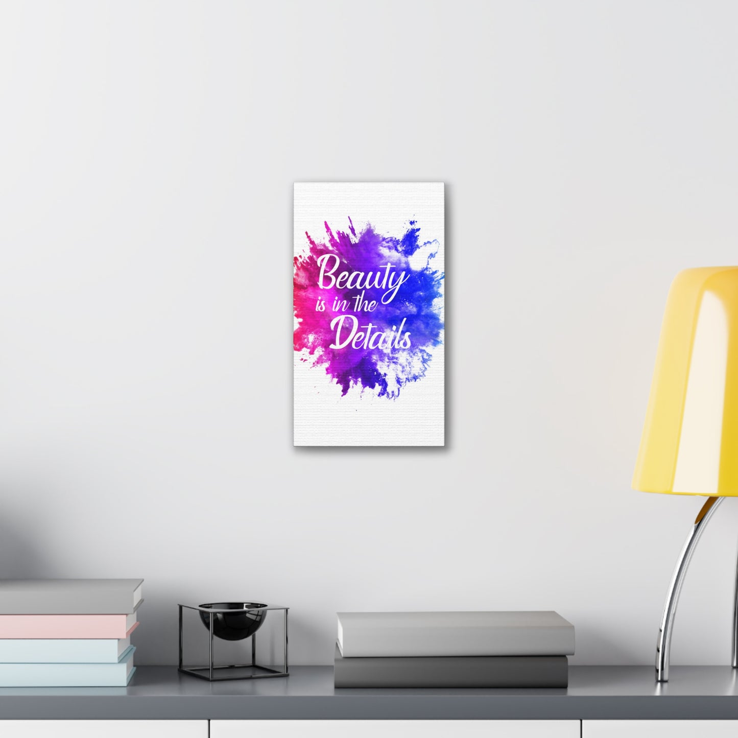 Beauty Is In The Details (Splash) - Canvas Stretched (0.75")