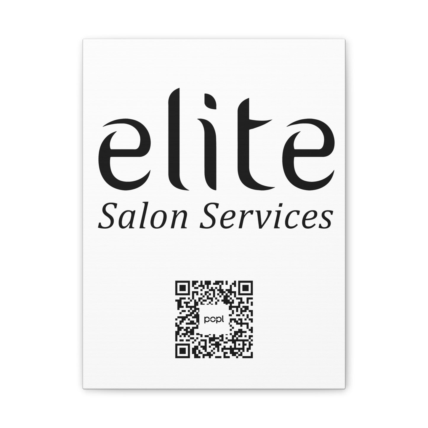 Elite Salon Services Custom - Canvas Stretched (0.75")