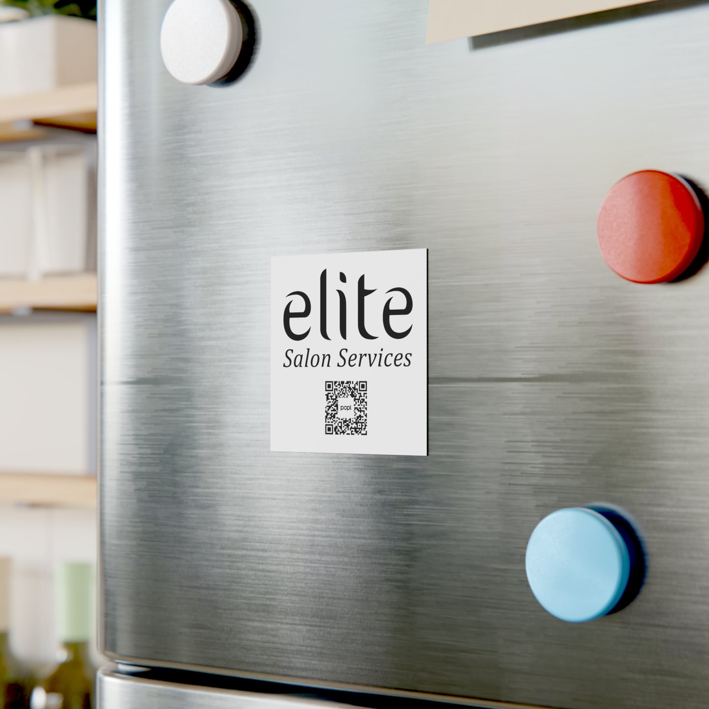 Elite Salon Services Custom (Square Magnet)