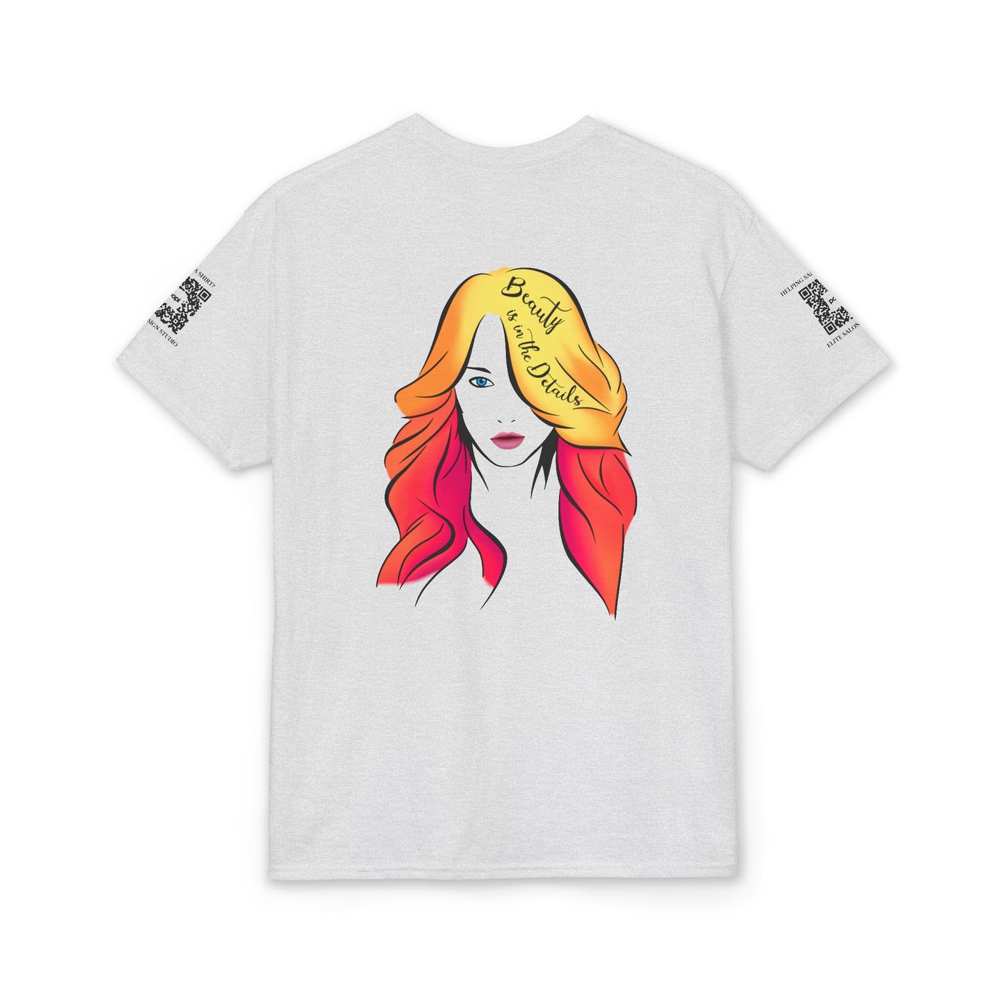 Elite Salon Services (Staff Tee) - Beauty Is In The Details T-Shirt (Colorway 5)