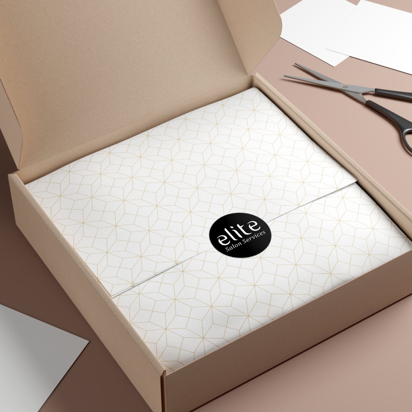 Elite Salon Services Custom (Round Vinyl Stickers)