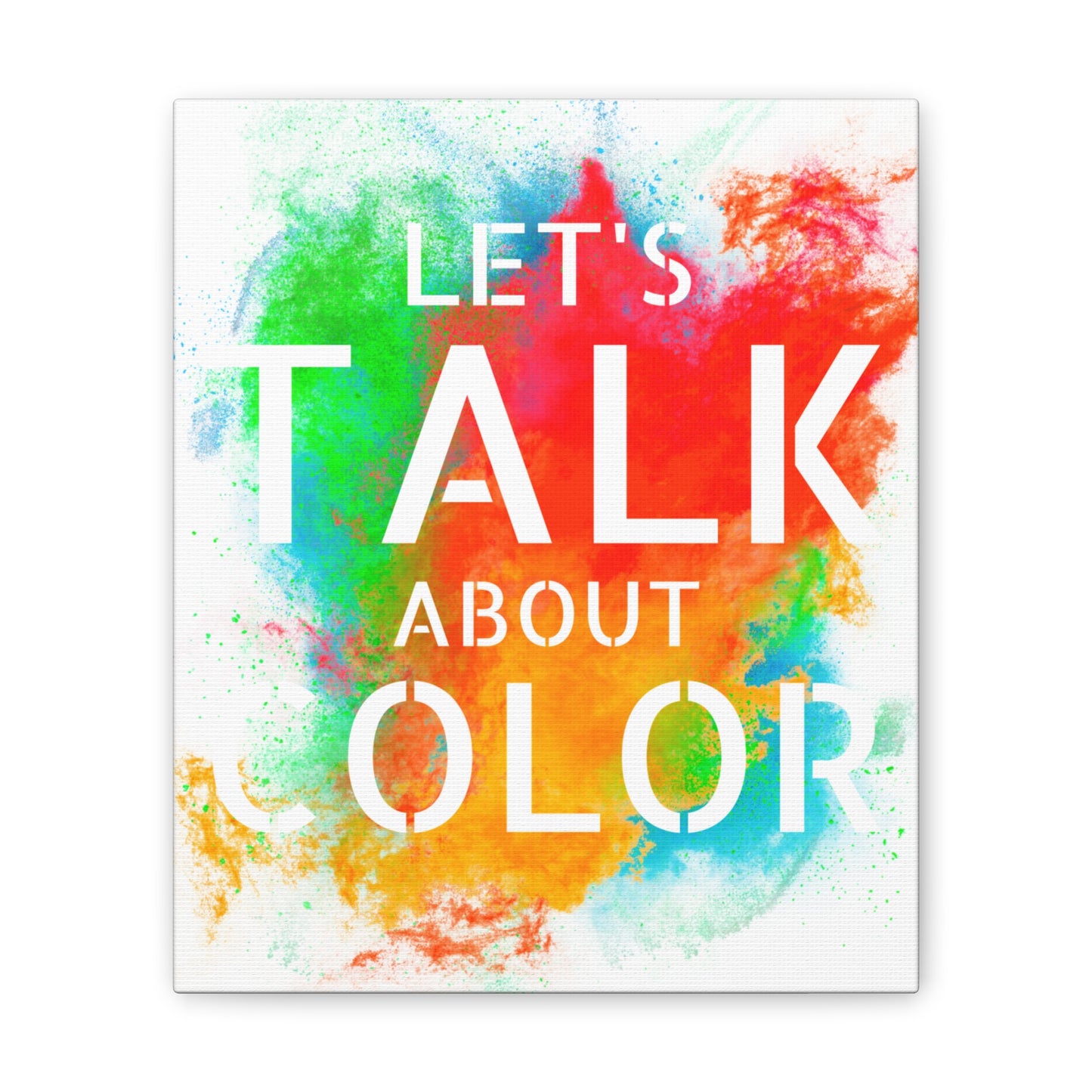 Lets Talk About Color 3 - Canvas Stretched (0.75")