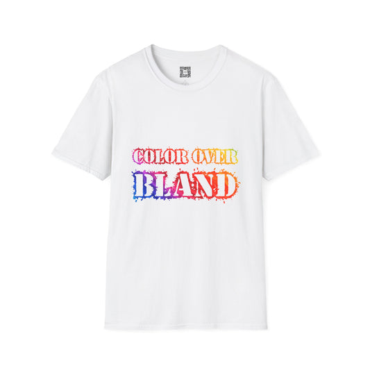 Color Over Bland (Colorway 2) - Unisex Soft Style Tee