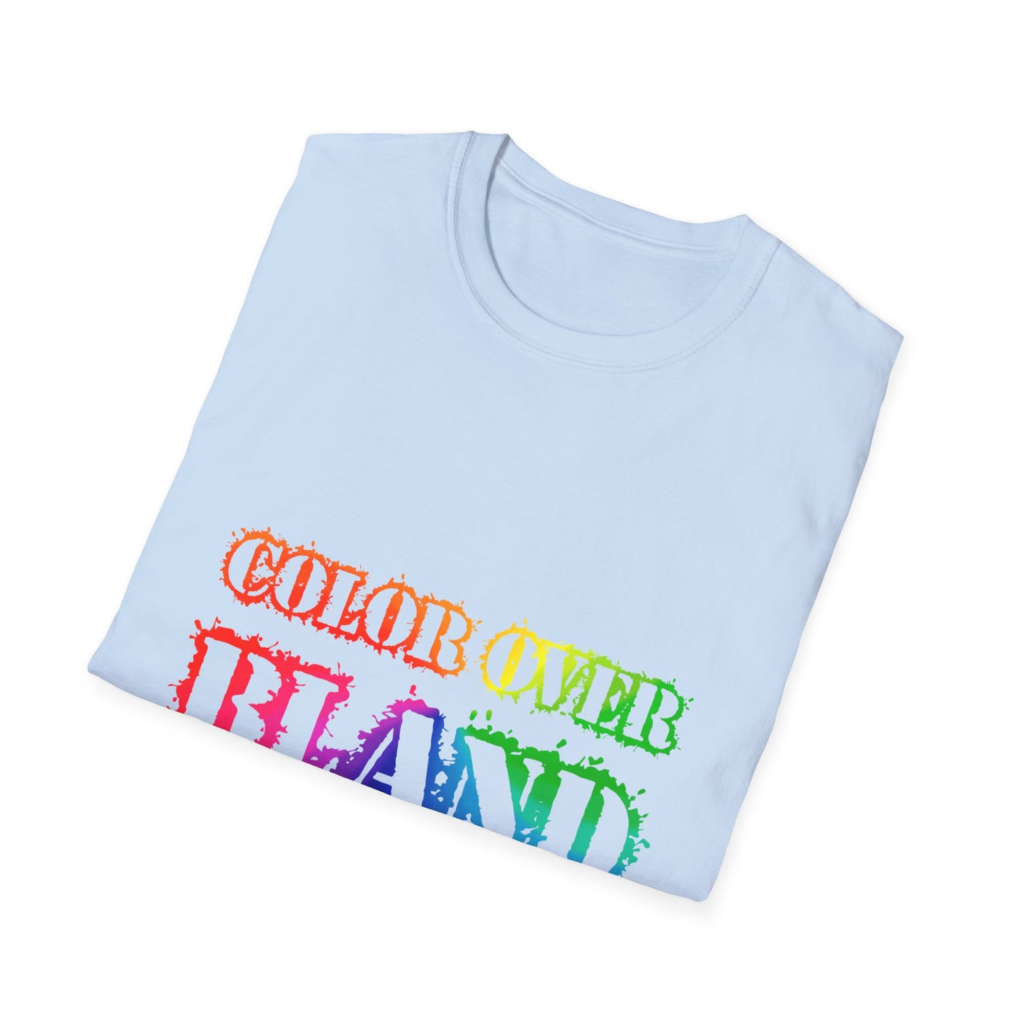 Color Over Bland (Colorway 1) - Unisex Soft Style Tee