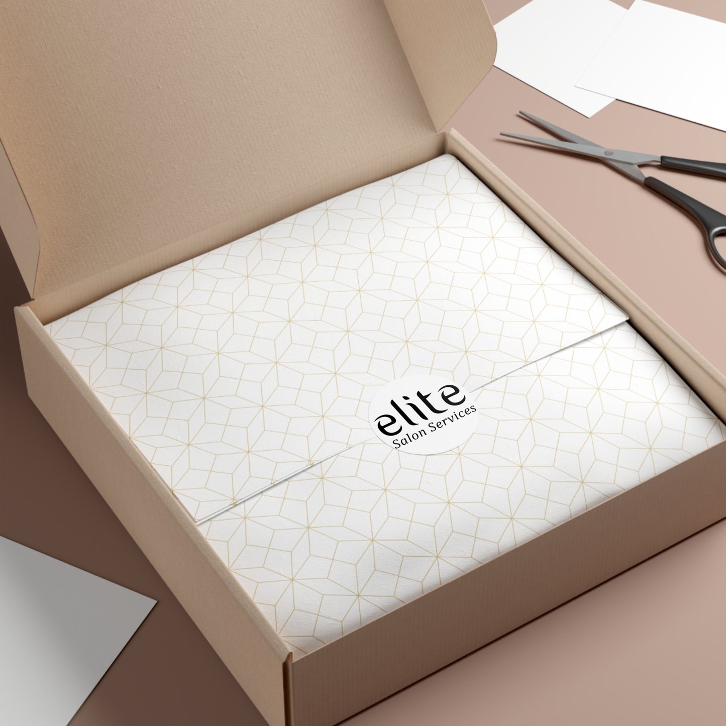 Elite Salon Services Custom (Round Vinyl Stickers)