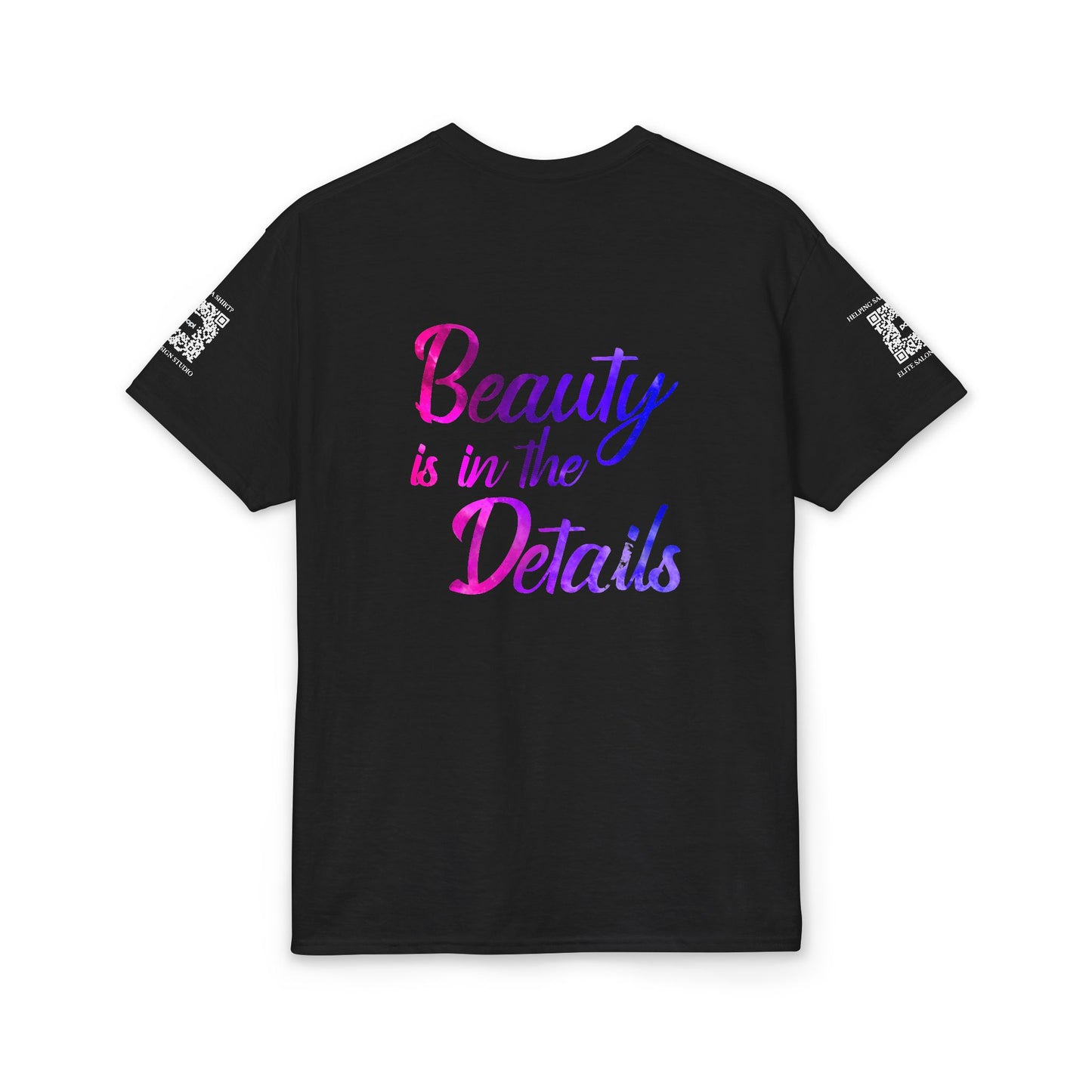 Elite Salon Services (Staff Tee) - Beauty Is In The Details T-Shirt (Colorway 2)