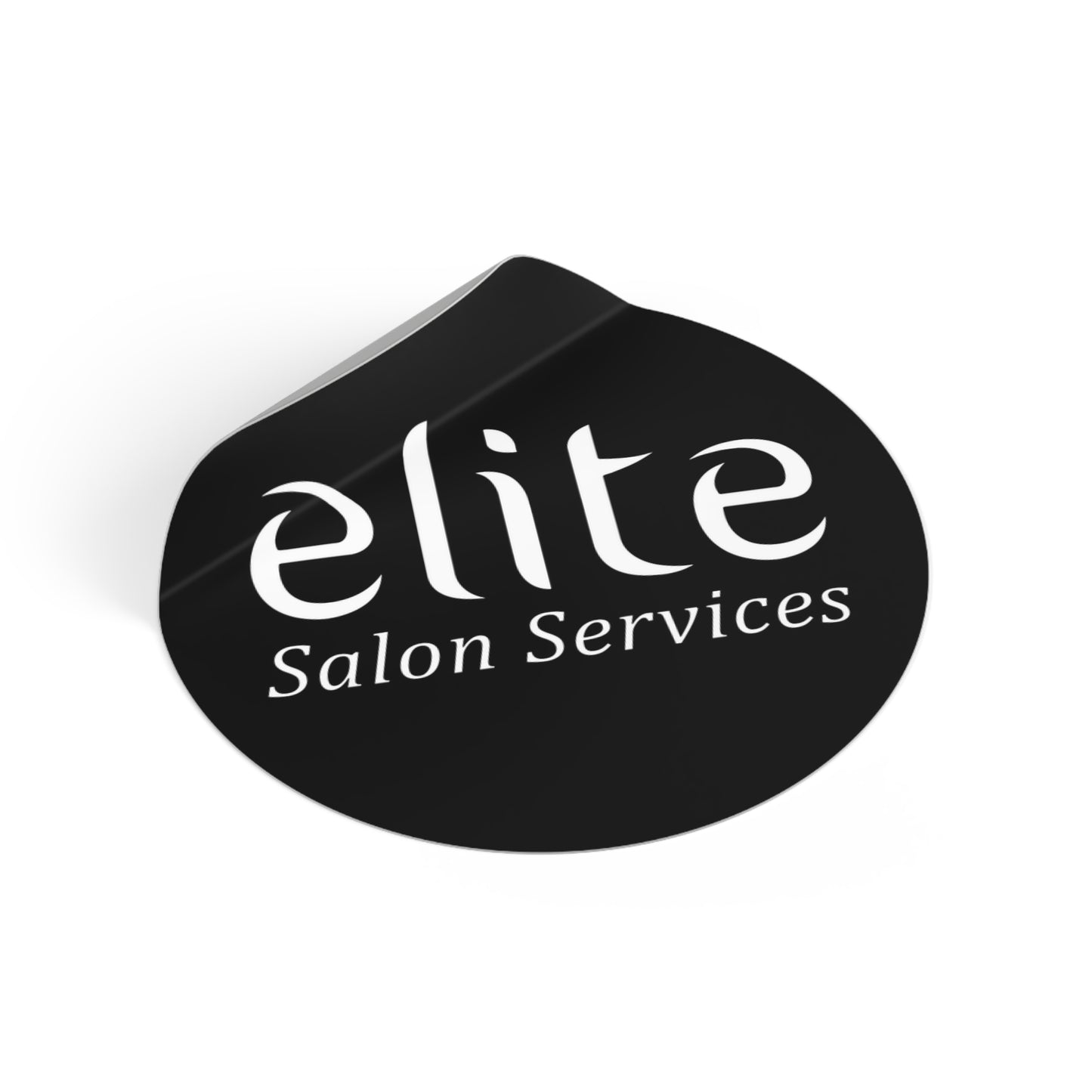 Elite Salon Services Custom (Round Vinyl Stickers)