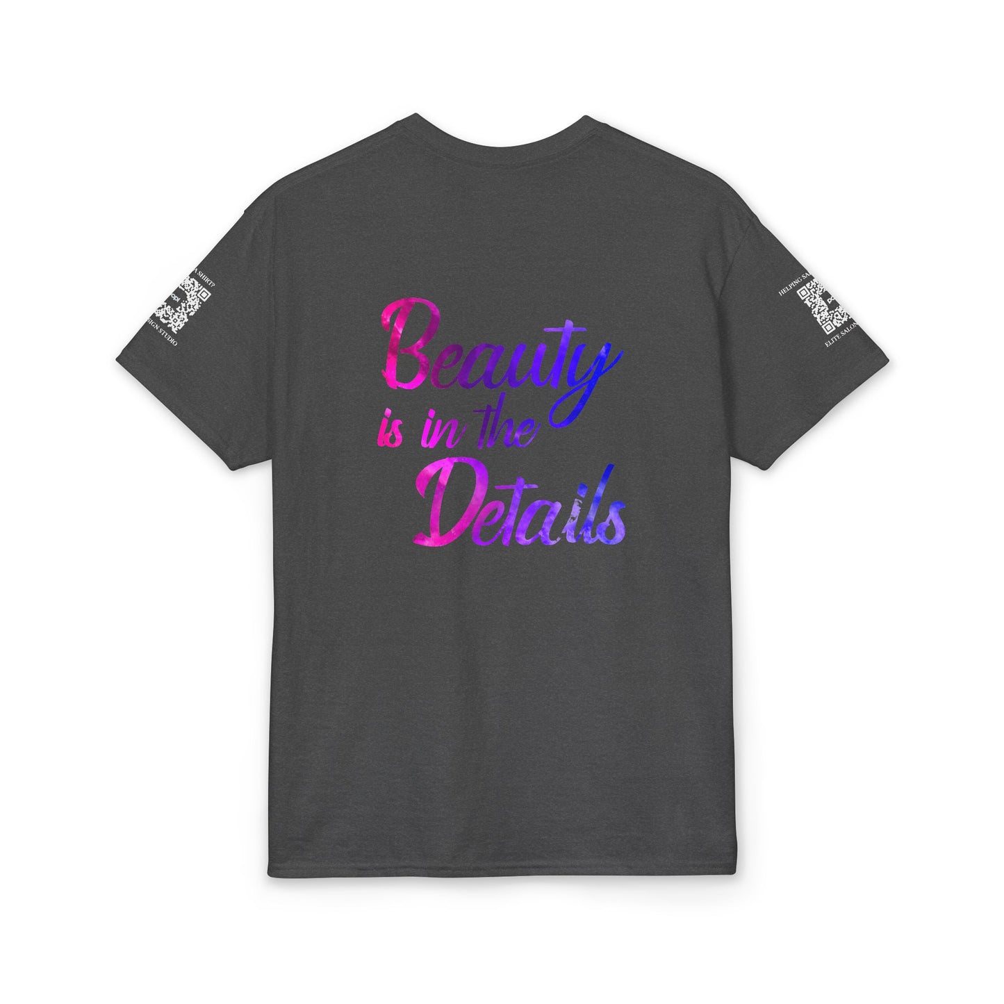 Elite Salon Services (Staff Tee) - Beauty Is In The Details T-Shirt (Colorway 2)