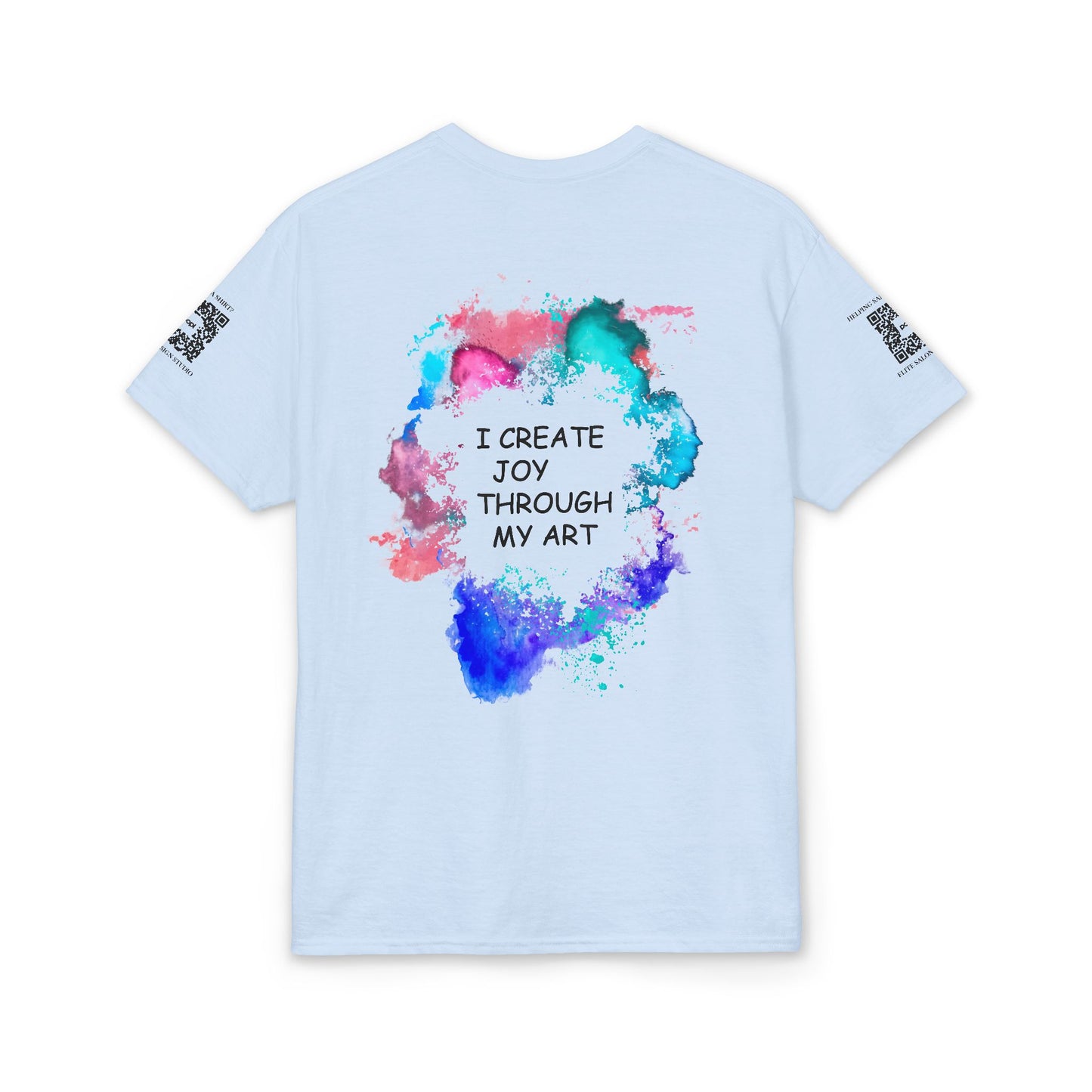 Elite Salon Services (Staff Tee) - I Create Joy Through My Art T-Shirt (Colorway 1)